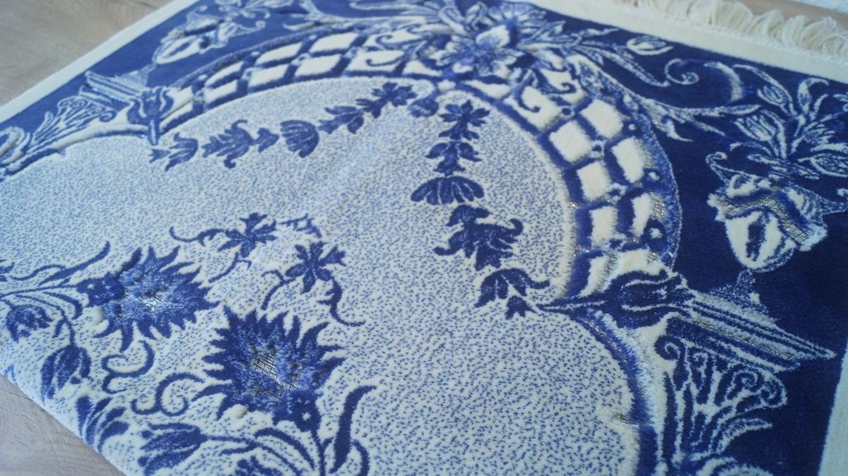 Orientteppich, moeby24, sanft, weich lila-blau