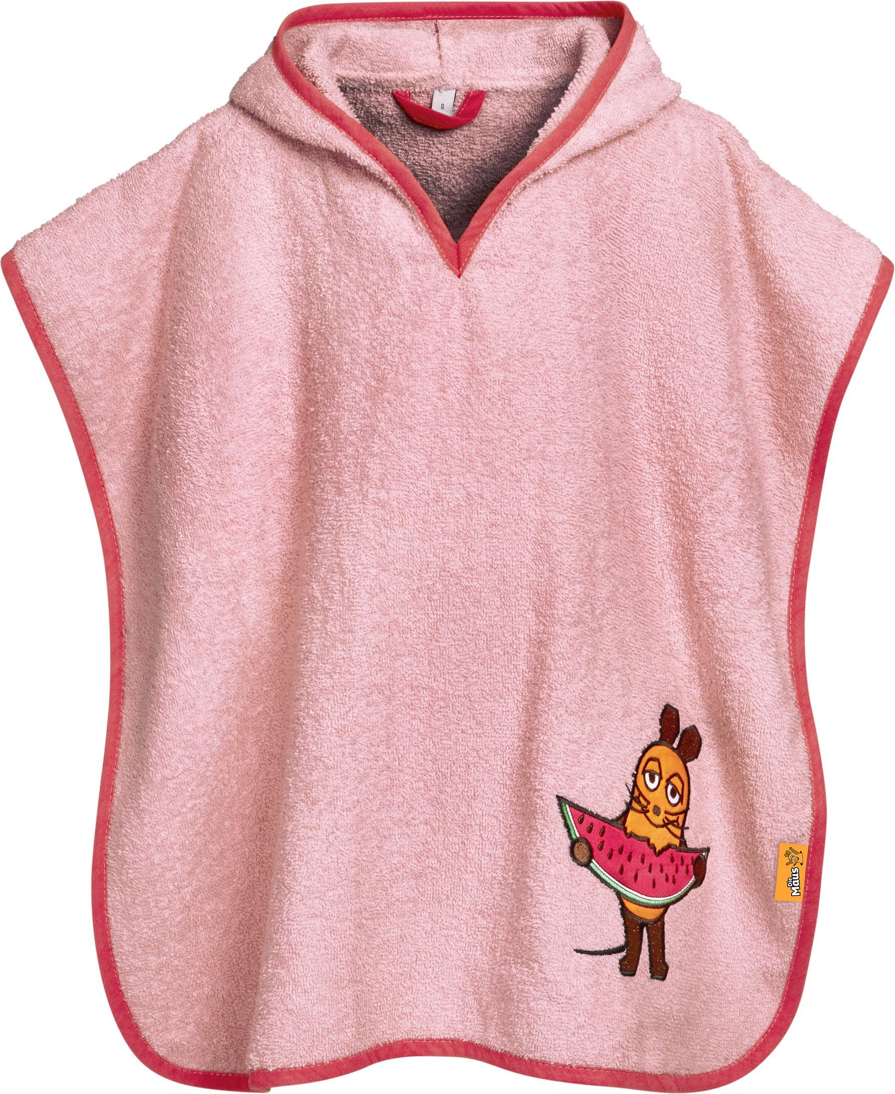 Playshoes Badeponcho Frottee-Poncho DIE MAUS Melone