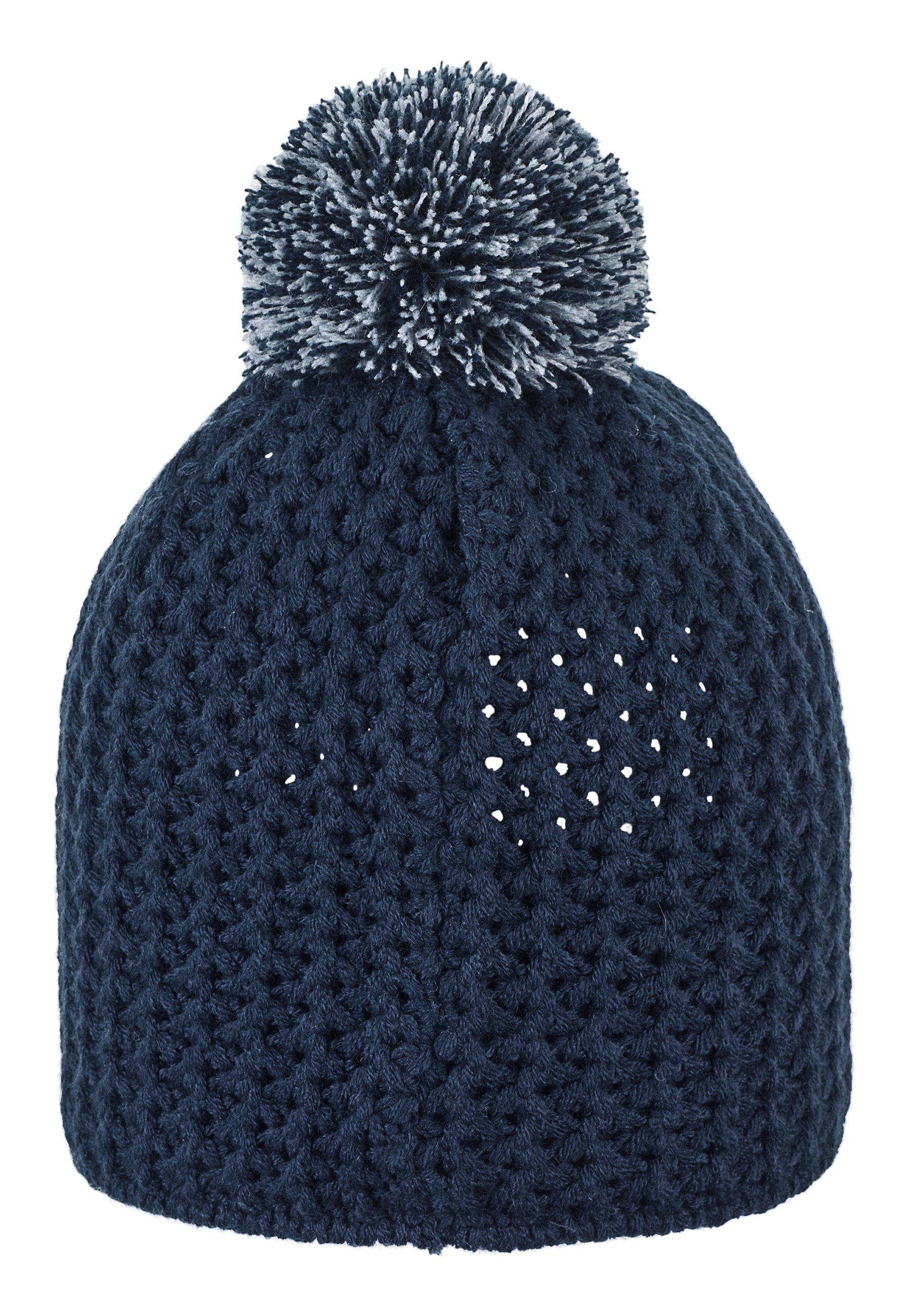 Sterntaler® Strickmütze Strickmütze (1-St) Mütze mit Pompon und coolem Zopf-Muster – Bild 2 von 5