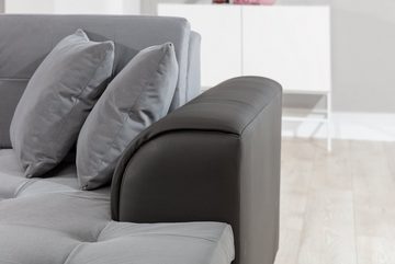 MOEBLO Wohnlandschaft DARIO U, ohne Bettkasten Couch U-Form Polstergarnitur Wohnlandschaft Polstersofa mit Ottomane Couchgranitur, mit Schlaffunktion