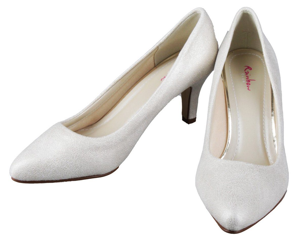 Rainbow Club Rainbow Club Brooke II Damen Brautschuhe Pumps Schuhe Gr. 37 Champagne Pumps