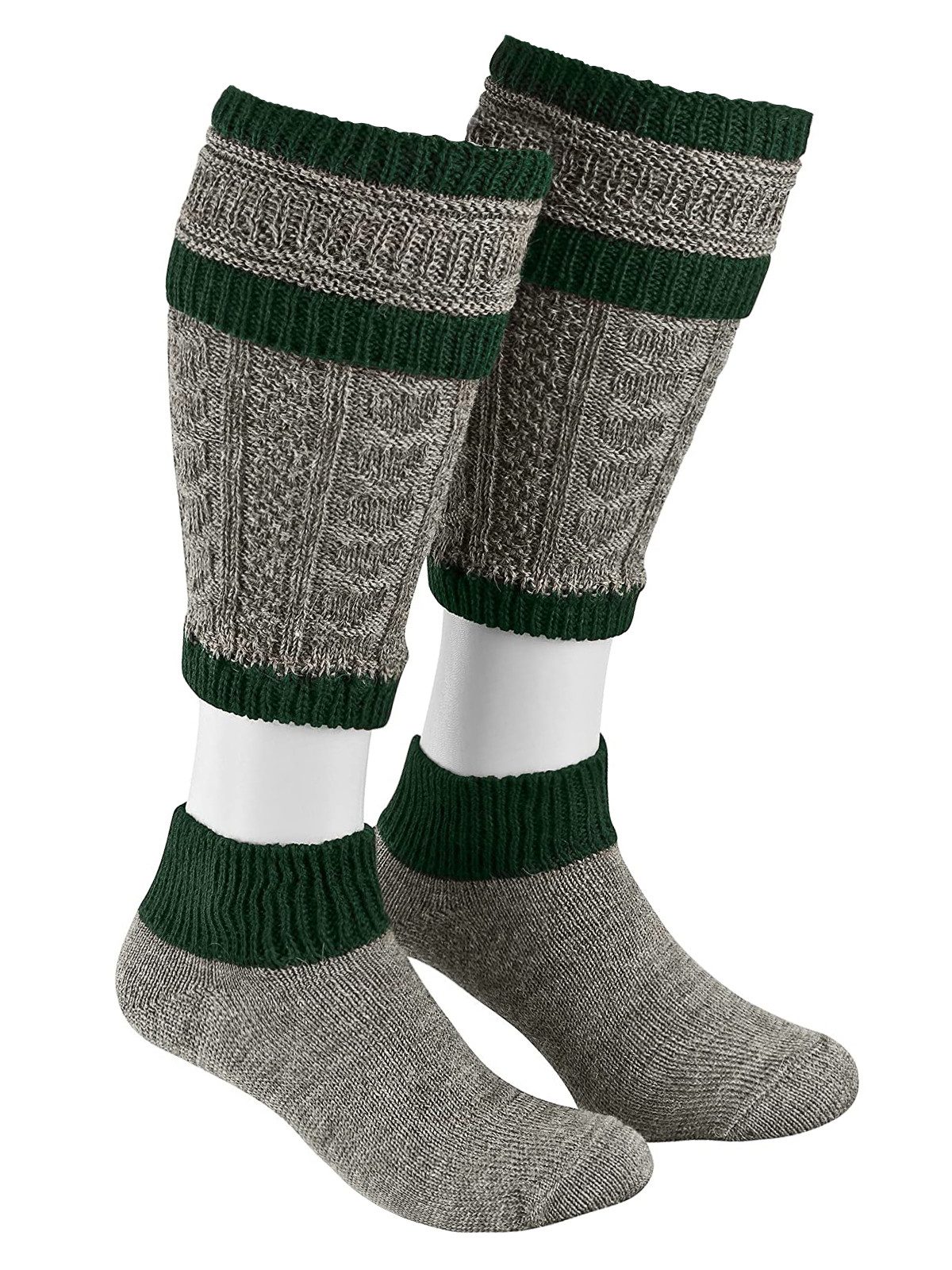 Moschen-Bayern Trachtensocken Trachtenstrümpfe Loferl Stulpen Wadelstrümpfe Trachtenstrumpf Herren (1 Paar - 2-teilig)