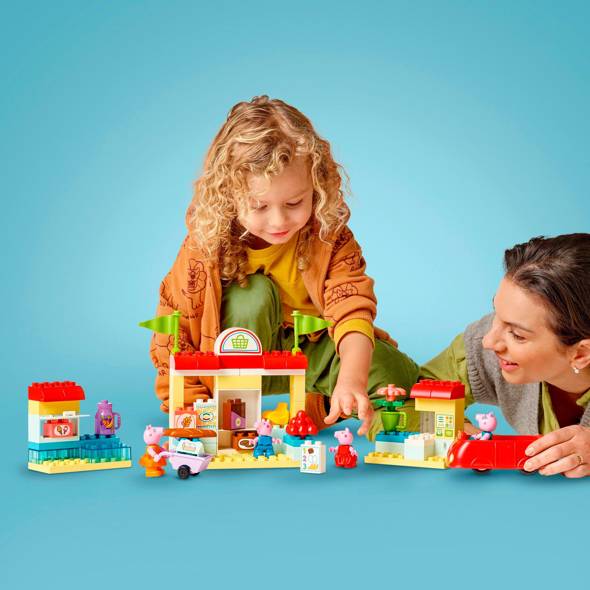 LEGO® Peppas Supermarkt (10434), LEGO DUPLO Peppa Pig Konstruktionsspielste günstig online kaufen