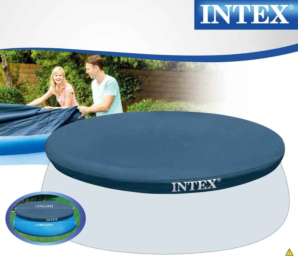 Krystal Poolabdeckung Intex Pool-Abdeckplane für Pools Basics Intex Pool Easy Clear (1-St), 396cm Set