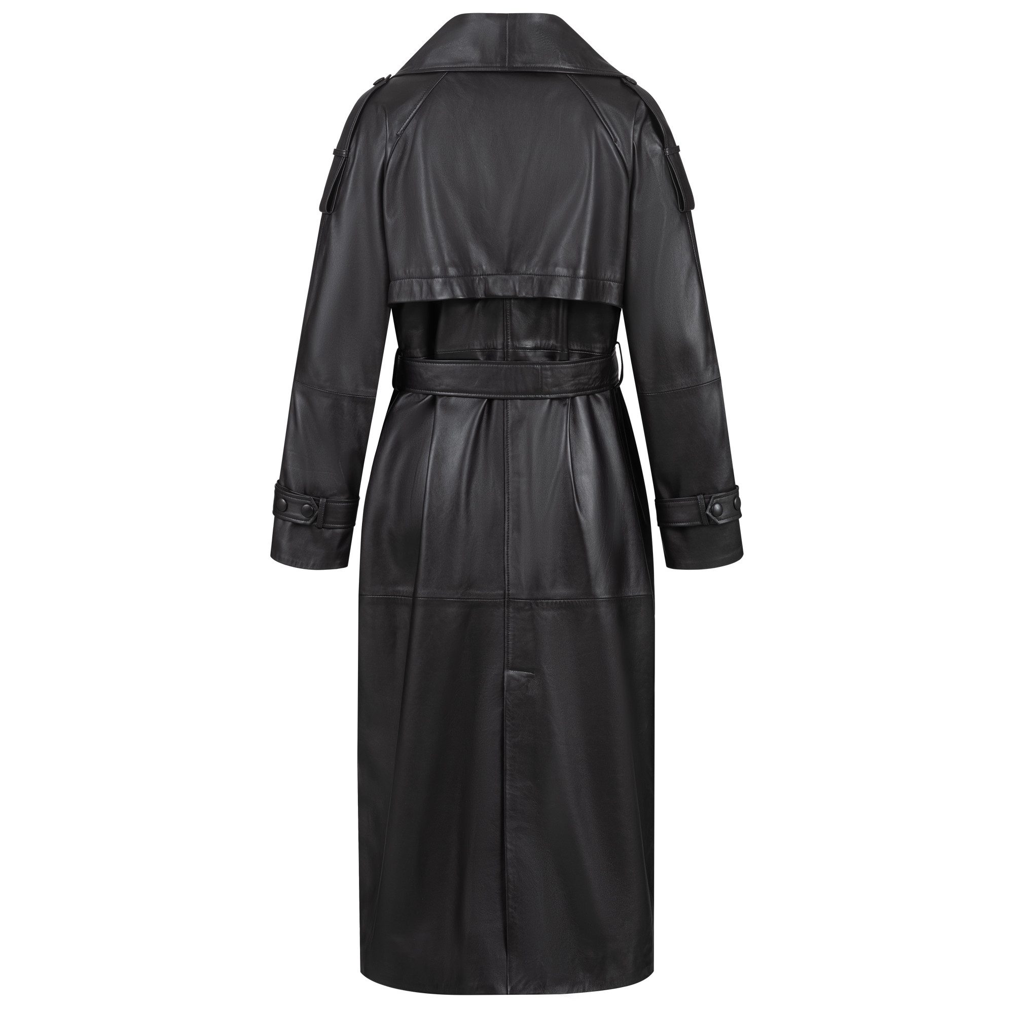 S&A Ledermoden Lederjacke Angel modische Designerkragen günstig online kaufen