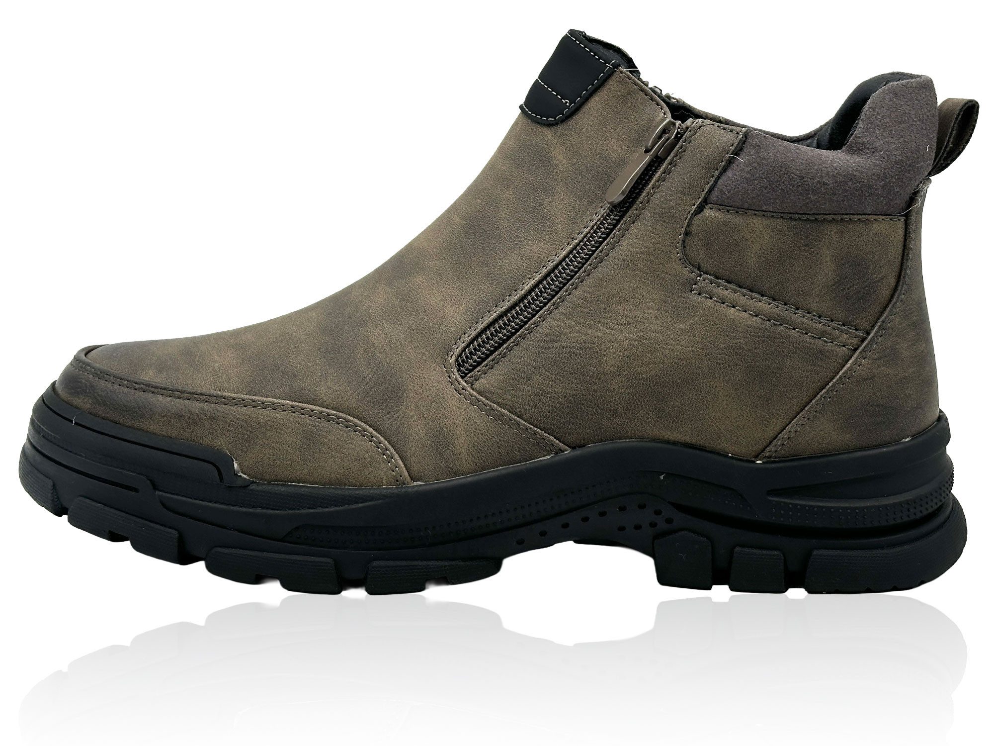 Nowaland Herren Winterstiefeletten mit warmem Innenfutter Winterstiefelette günstig online kaufen