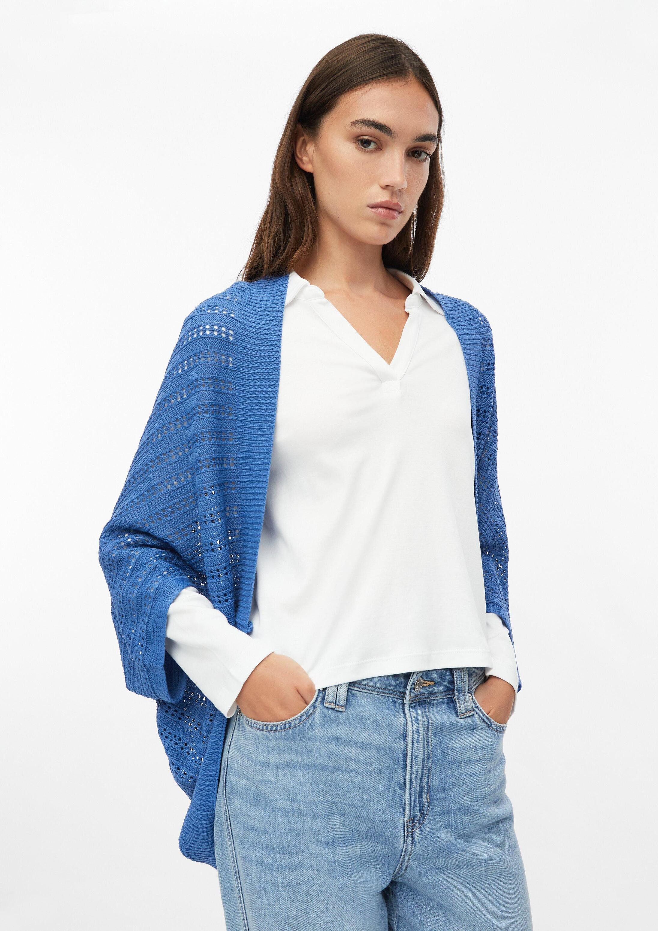 s.Oliver Poncho Indoor-Poncho Indoor-Poncho aus Ajourstrick