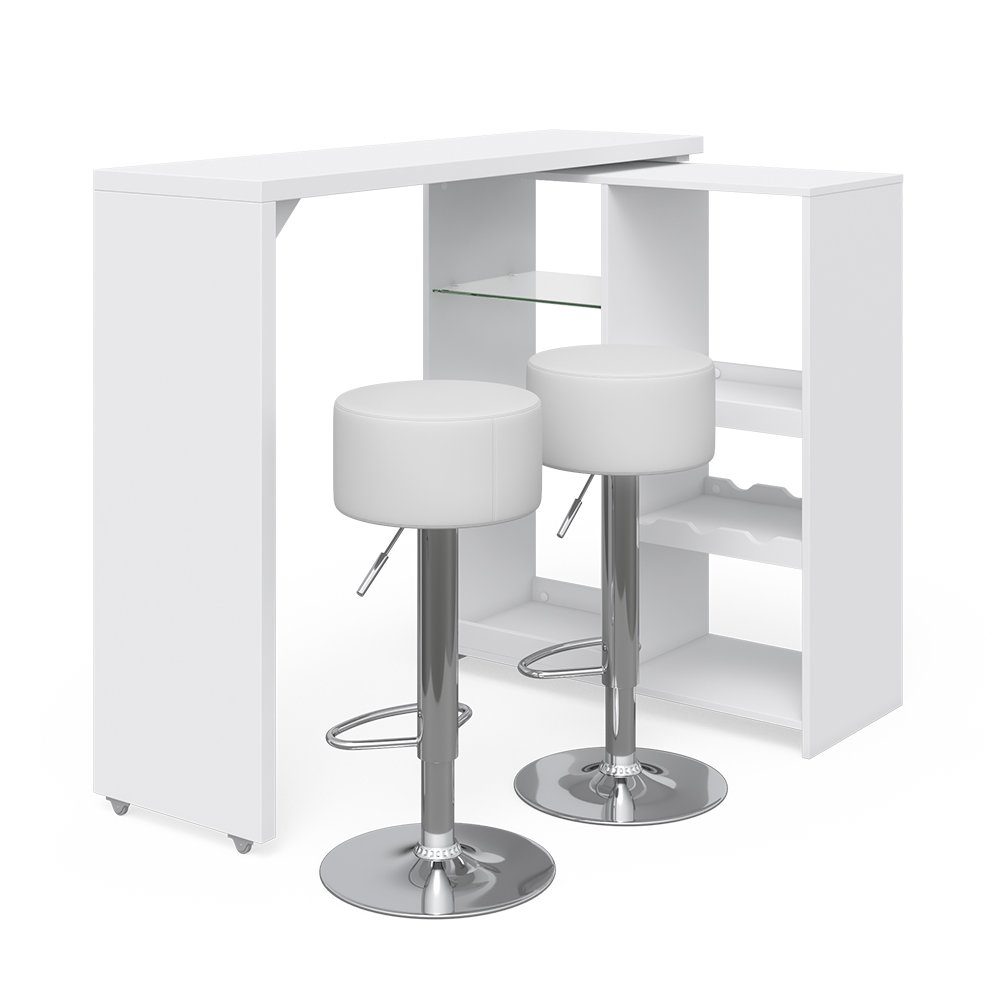 Vicco Bartisch Vega, Weiß, 138 x günstig online kaufen
