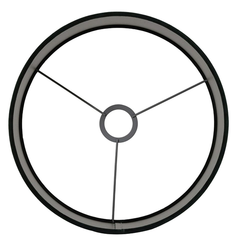 Dirk Davids Leuchten GmbH Lampenschirm Lampenschirm Zylinder in Leinen Schwarz innen Weiß 30-30-21cm