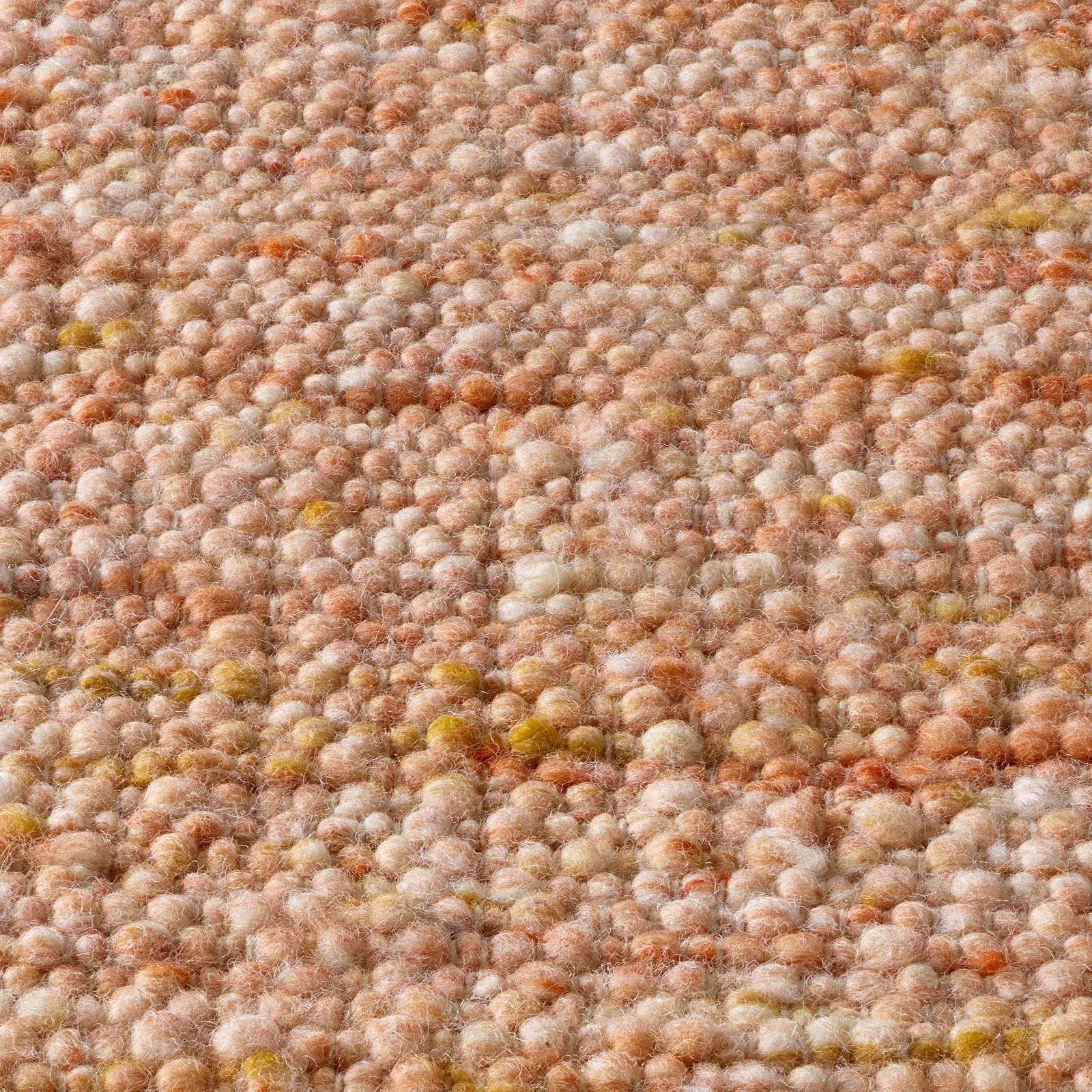 TaraCarpet Wollteppich TaraCarpet Handwebteppich Malmoe Fashion, rechteckig, Höhe: 10 mm, Handgewebter Teppich terra Wohnzimmer Schlafzimmer Esszimmer 070X130 – Bild 5 von 5
