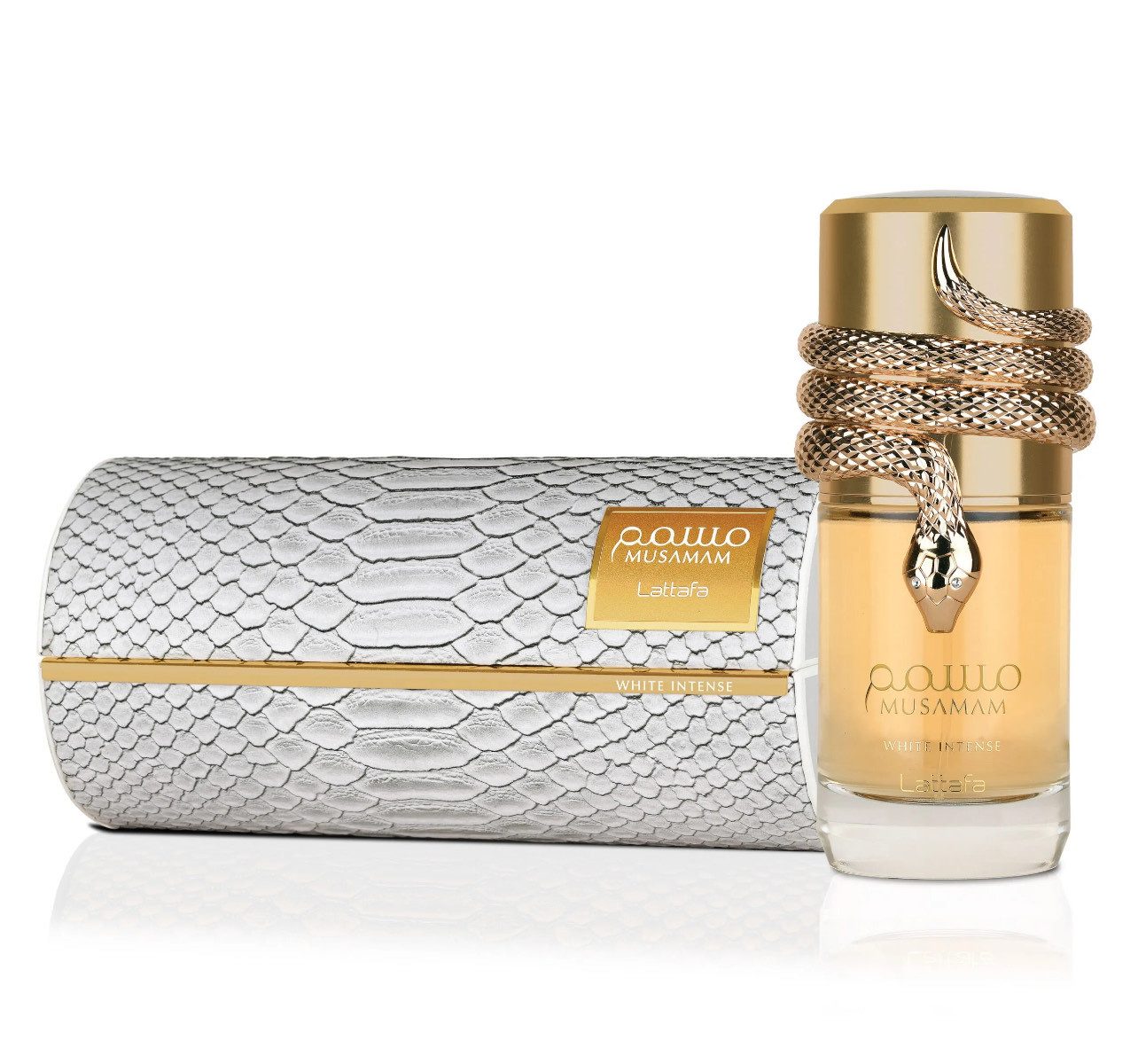 Lattafa Eau de Parfum Musamam White Intense, Unisex, 100 ml مُسَمَّم, 100% Original aus U.A.E, Intensive Langlebigkeit