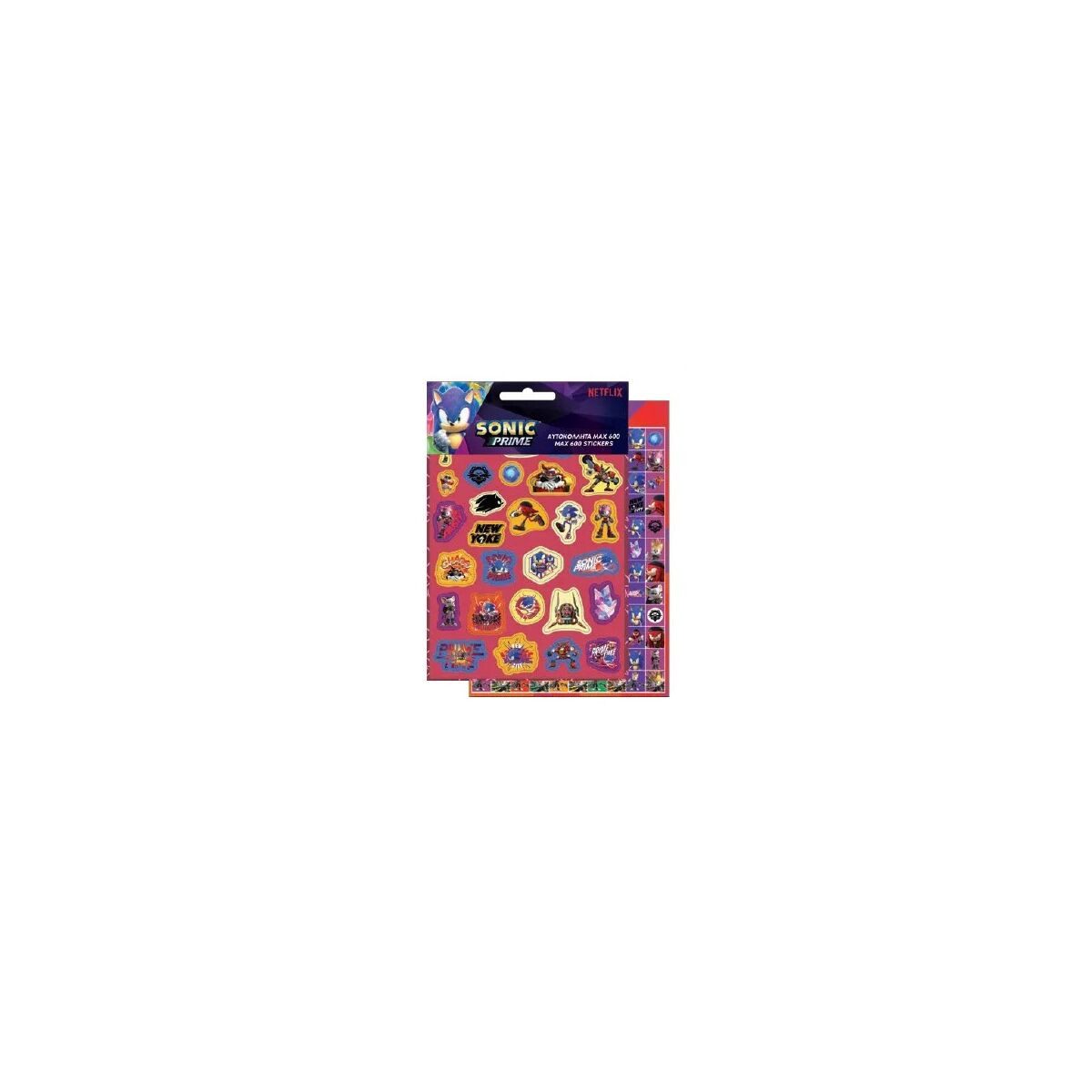 Sonic Kreativset Sonic the Hedgehog Chaos 600-teiliges Aufkleberset