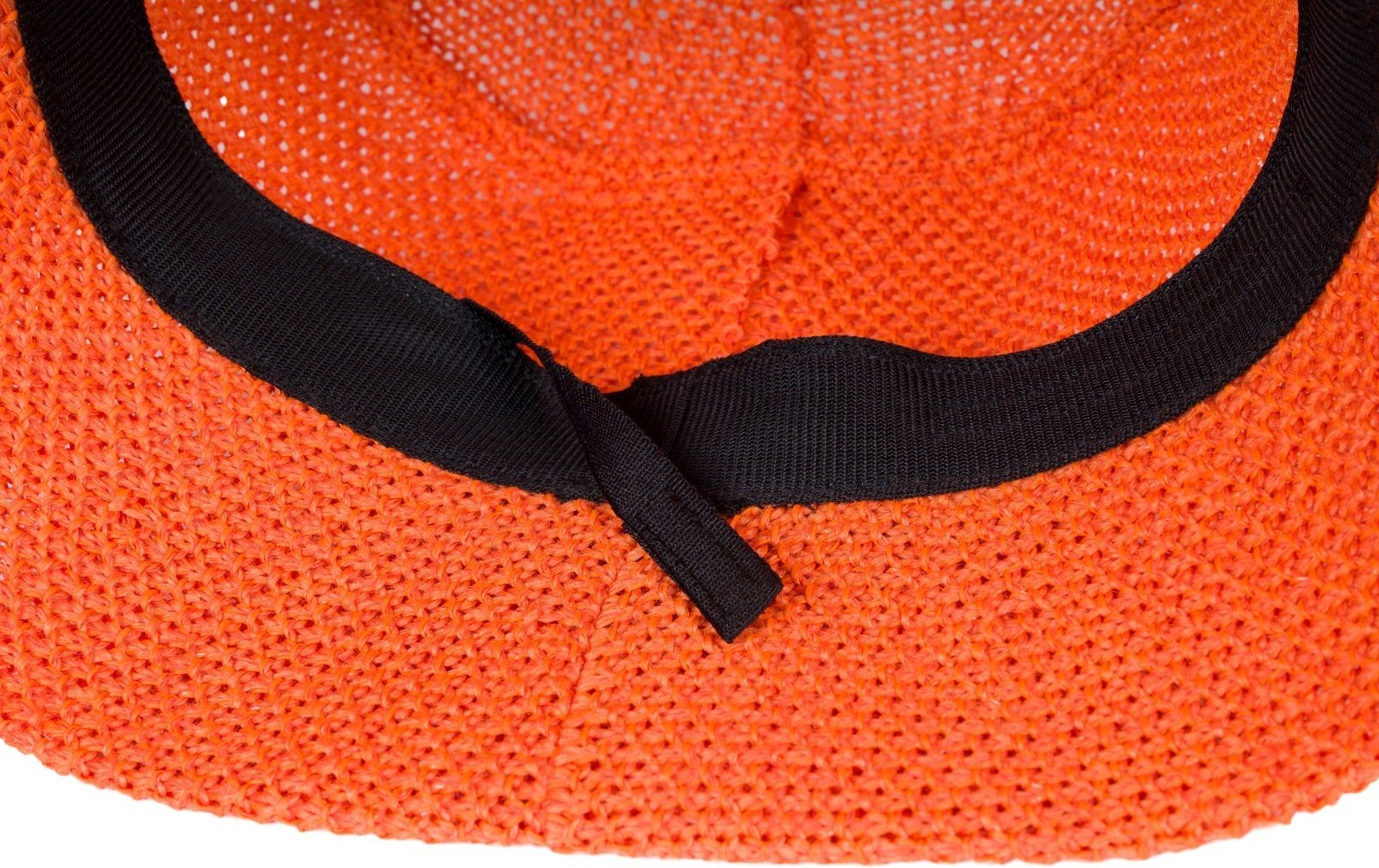 styleBREAKER Fischerhut Fischerhut aus Papierstroh - Knautschhut (1-St)