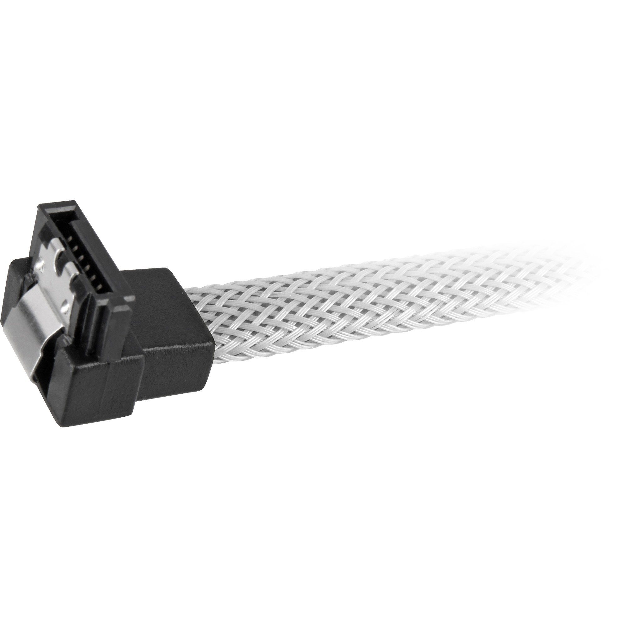 Sharkoon Sharkoon Sata III Kabel 90° sleeve, (60 cm) Computer-Kabel