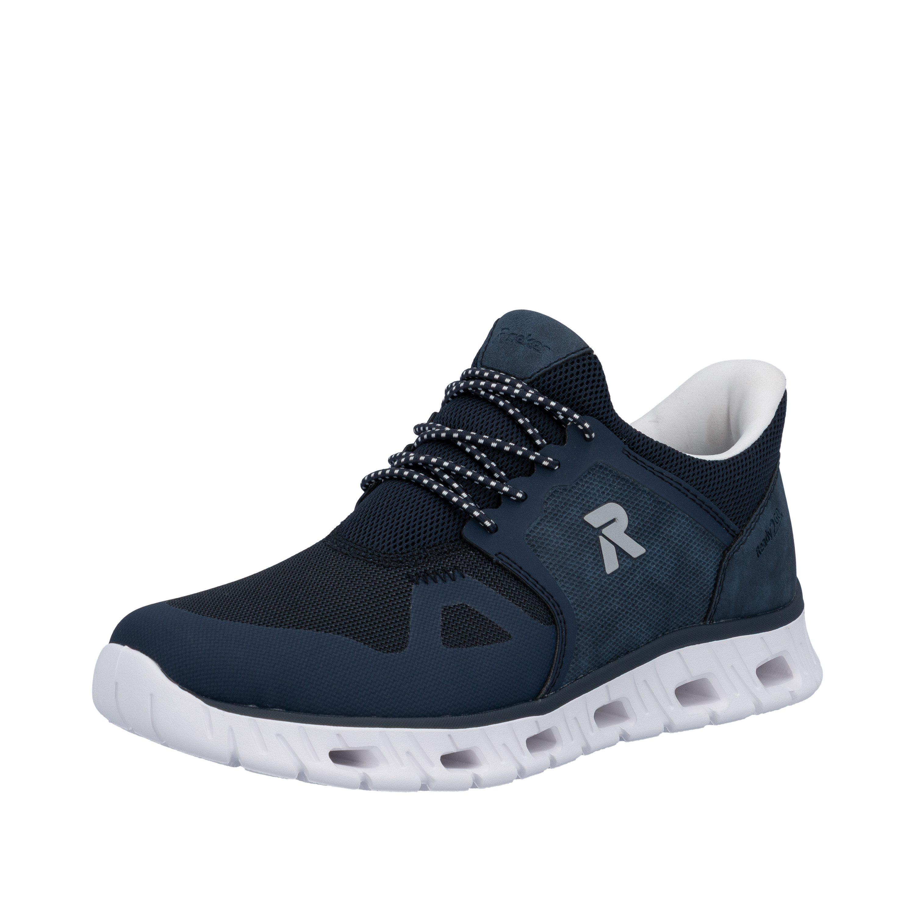 Rieker Ready2GO Slip-On Sneaker Schlupfschuh, Freizeitsneaker mit Gummizug und weichem Schaftrand