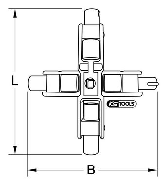 KS Tools Schaltschrankschlüssel, Universal Elektro