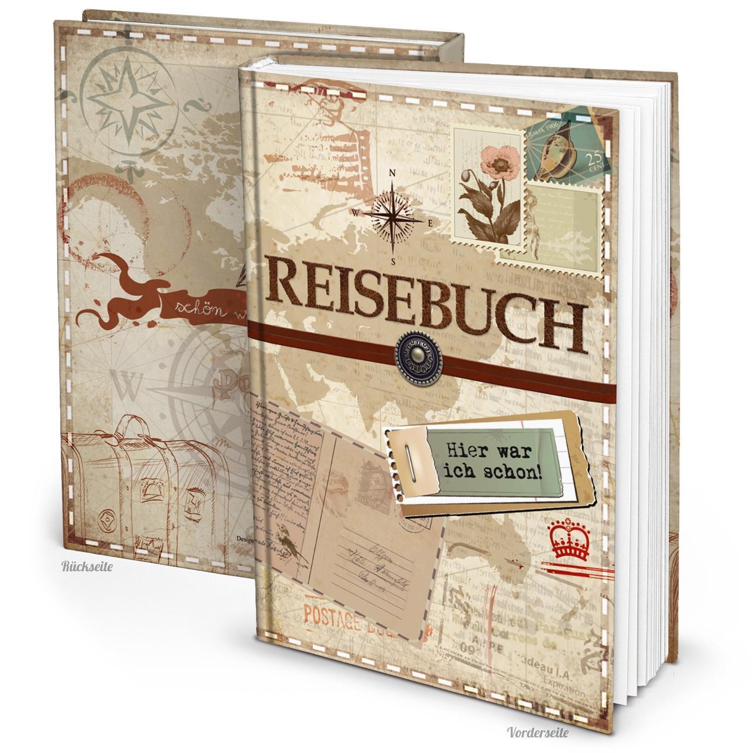 Logbuch-Verlag Dekofigur XXL Reisetagebuch Reisebuch DIN günstig online kaufen
