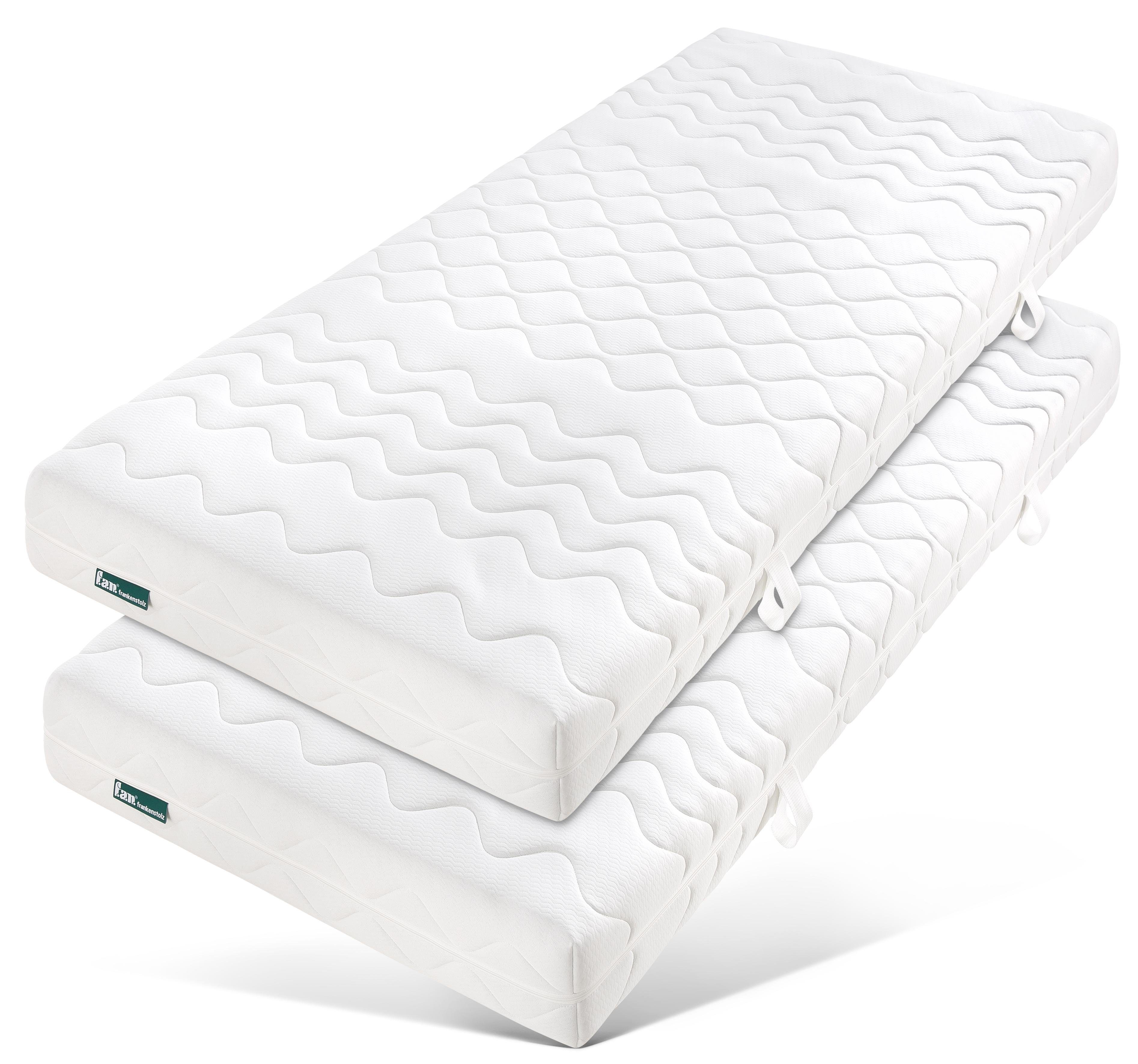 Komfortschaummatratze ProVita Flex 21 S ECO, Matratze in 90x200 cm, 140x200, fan, 21 cm hoch, (1 oder 2-tlg), Matratze in 3 Härtegraden und diversen Größen erhältlich
