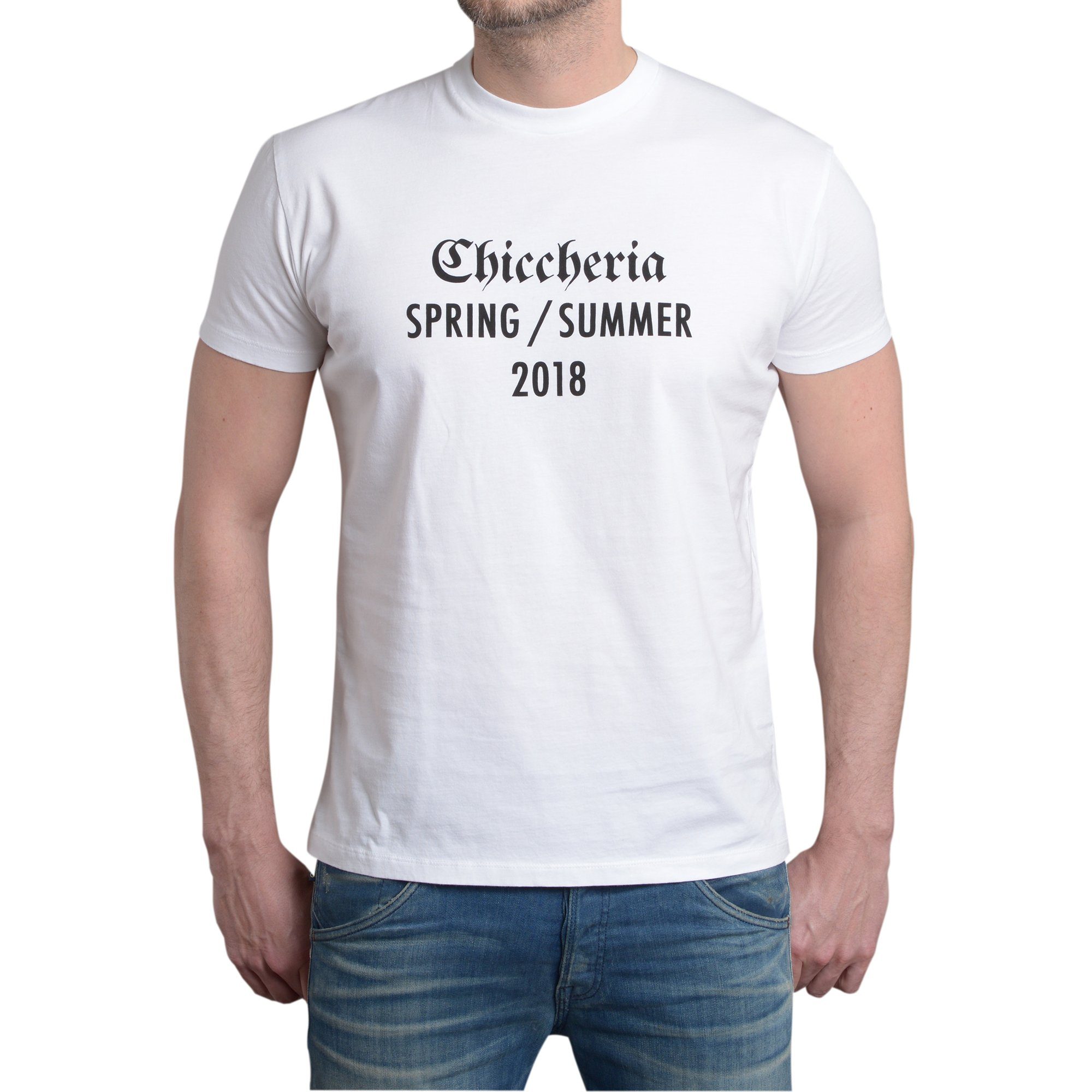 Chiccheria Brand T-Shirt Spring / Summer 2018 Weiß