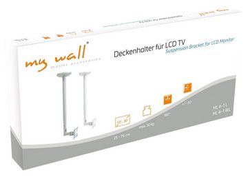 my wall HL4-1WL TV-Deckenhalterung, (bis 30 Zoll, Packung, 1-teilig, Deckenhalter für LCD TV)