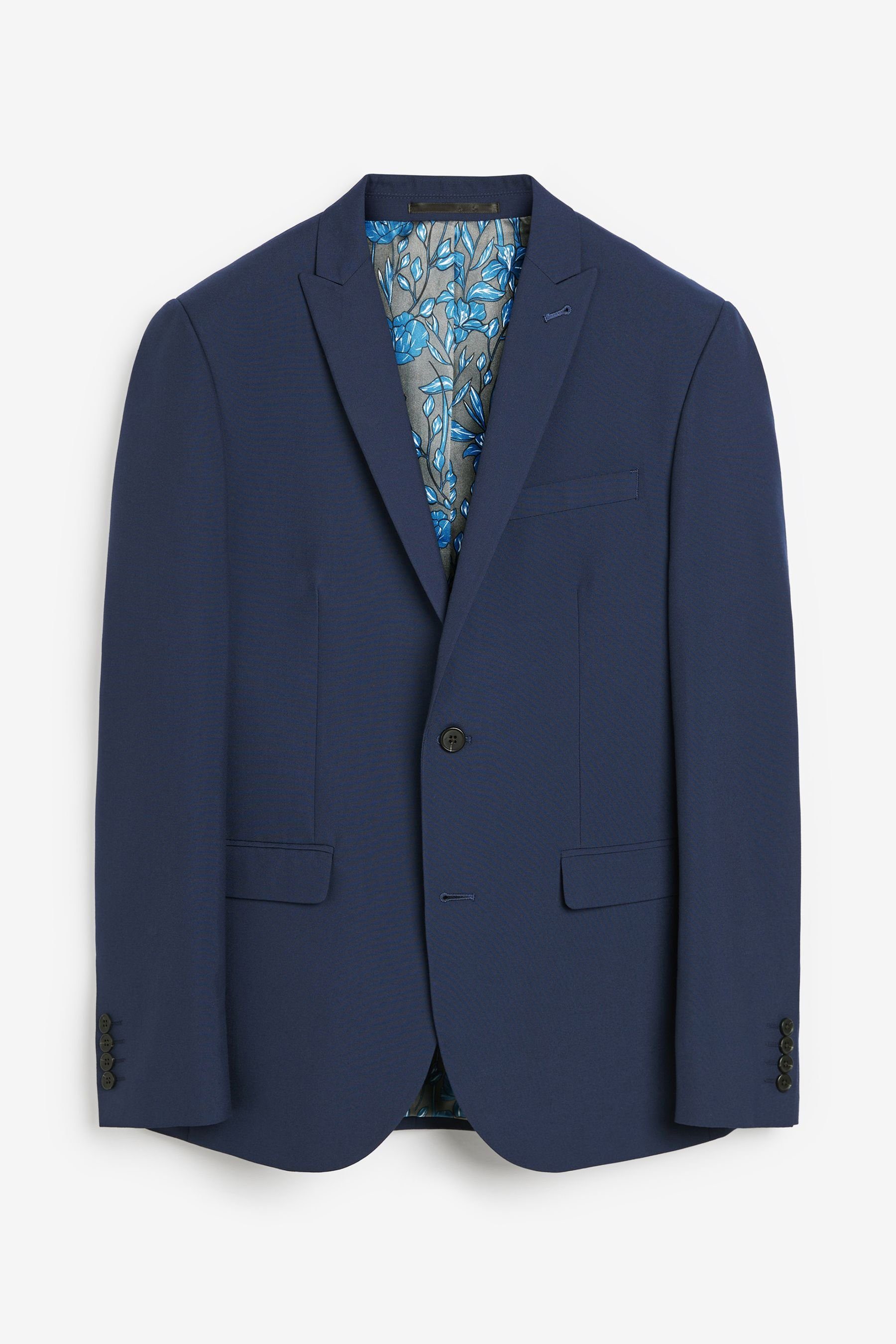 Next Baukastensakko Anzug mit zwei Knöpfen: Skinny Fit Jacke (1-tlg) günstig online kaufen