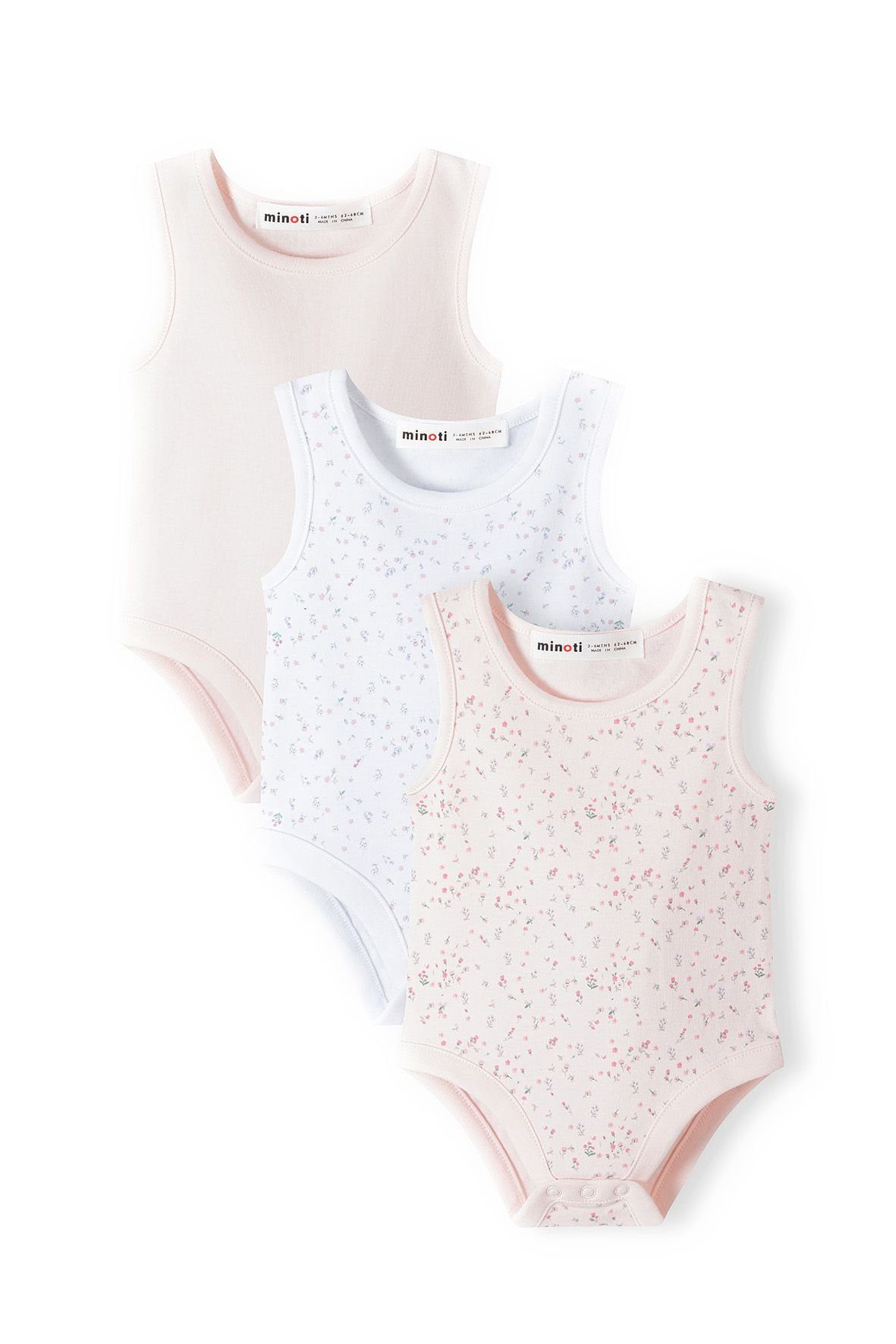 Kurzarmbody 3-Pack T-Shirt-Body MINOTI (0-18m)