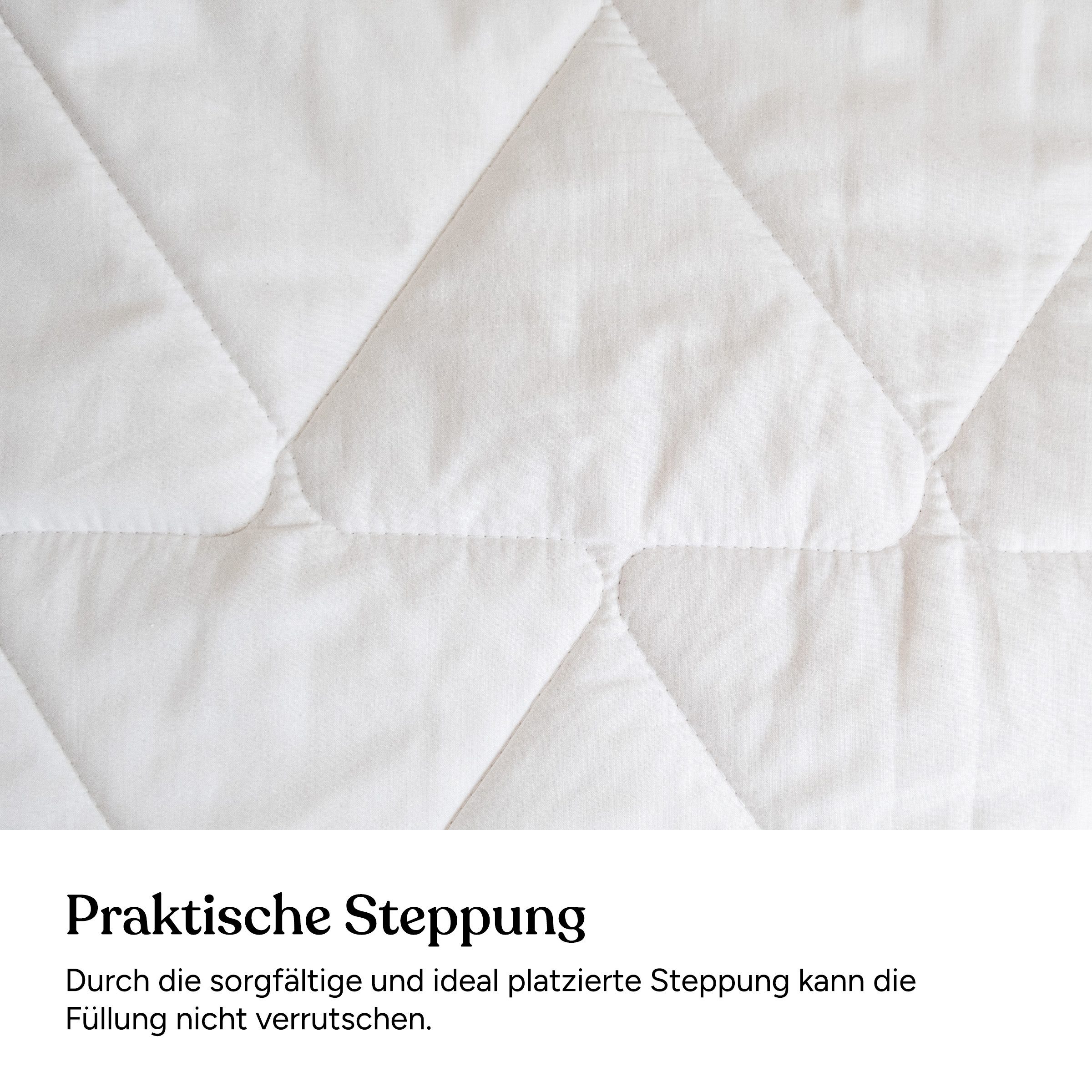 Ehrenkind Steppbett + Kopfkissen Kinder-Steppbetten-Set in verschiedenen Ausführungen, Decke + Kissen, Bezug: Standard-Set – Bild 5 von 5