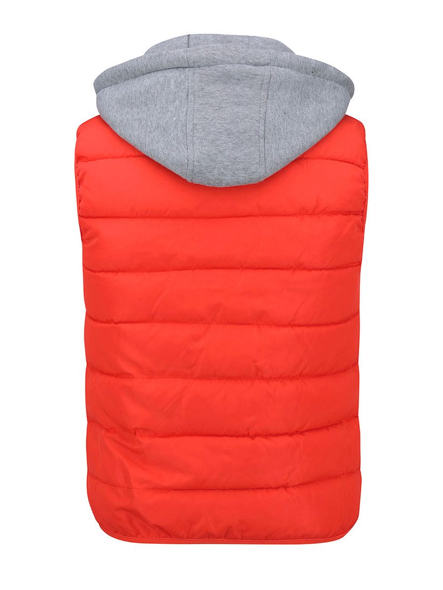 YOUTHUP Steppweste Herren Dicke Winterweste mit Kapuze