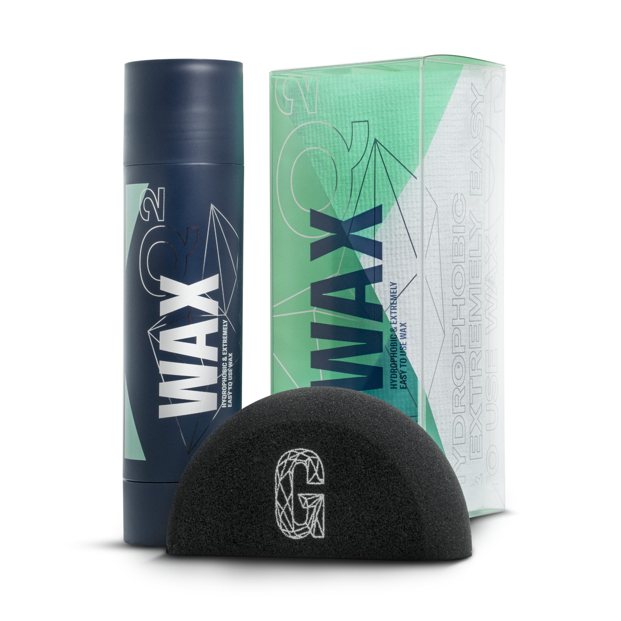 GYEON Q² Wax Autowachs (1 St), hydrophobe Versiegelung