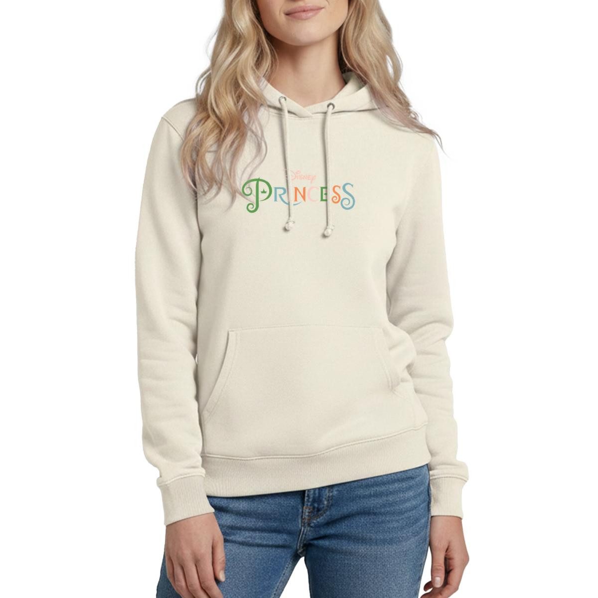 Spreadshirt Hoodie Disney Prinzessinnen Schriftzug Damen Hoodie (1-tlg)