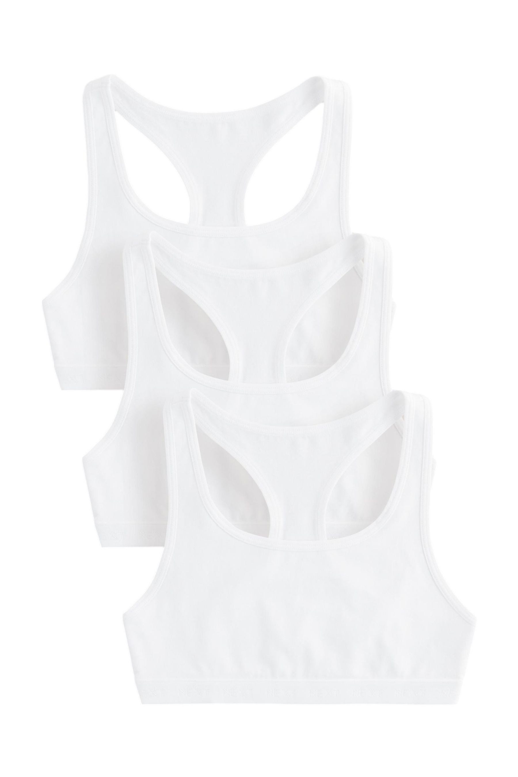 Next Crop-Top 3er-Pack Kurztops mit Ringerrücken günstig online kaufen
