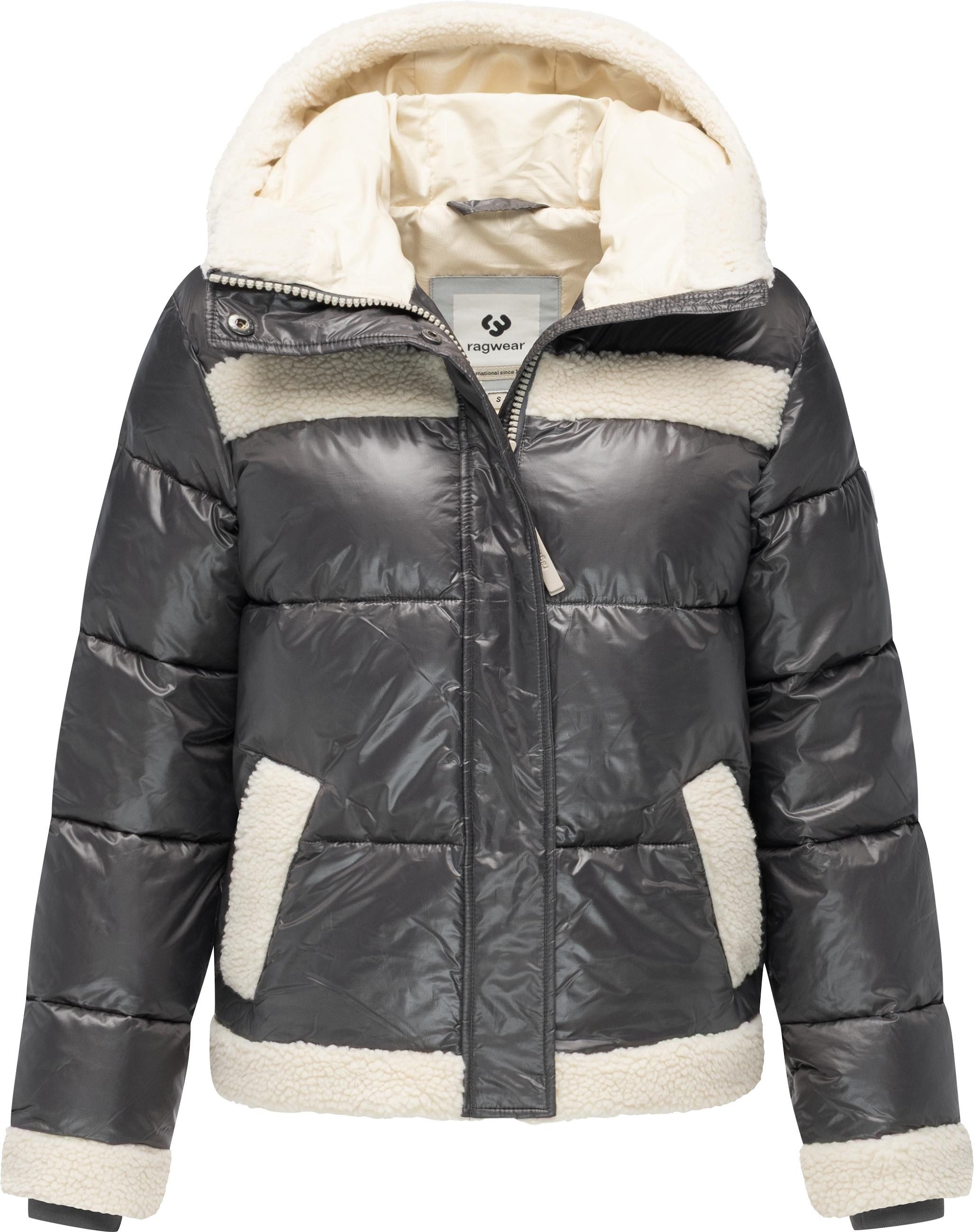 Ragwear Winterjacke Editah Shiny YOUMODO Jacke mit Plüsch-Details und glänzender Optik – Bild 4 von 5