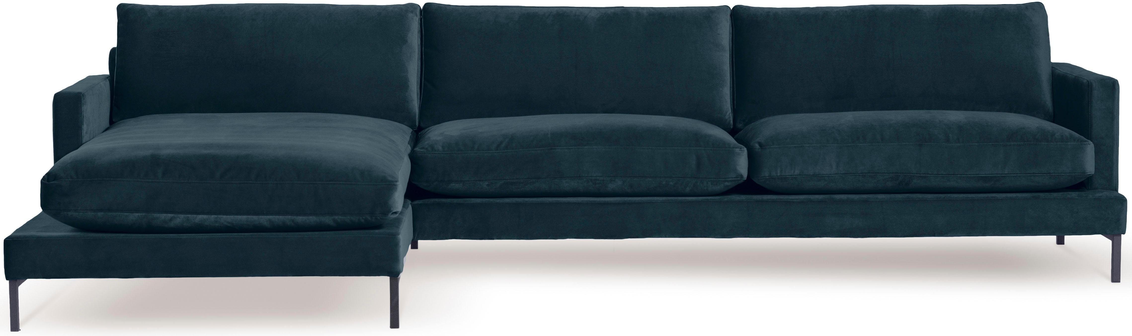 andas Ecksofa Welland, Ecksofa »Welland« in Knautsch-Optik mit Metallfüßen