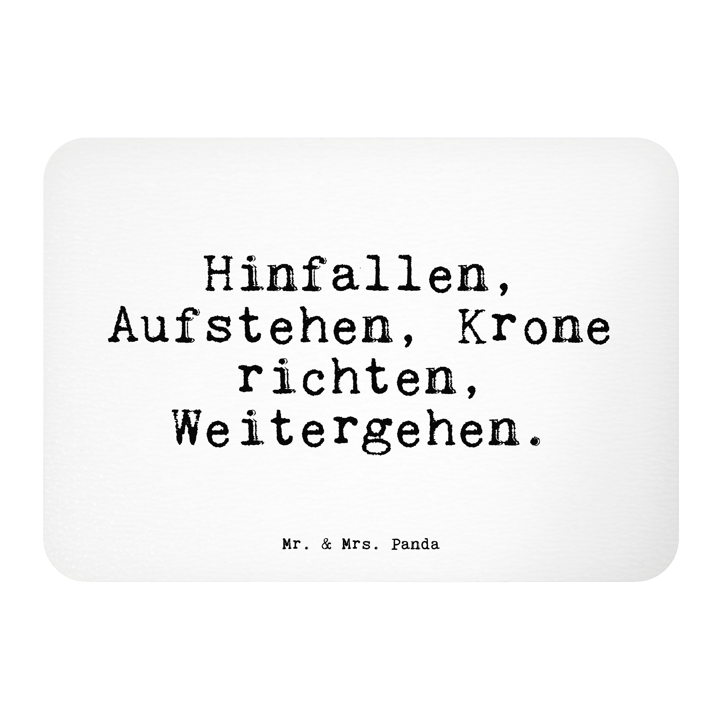 Mr. & Mrs. Panda »Hinfallen, Aufstehen, Krone richten,... Weiß