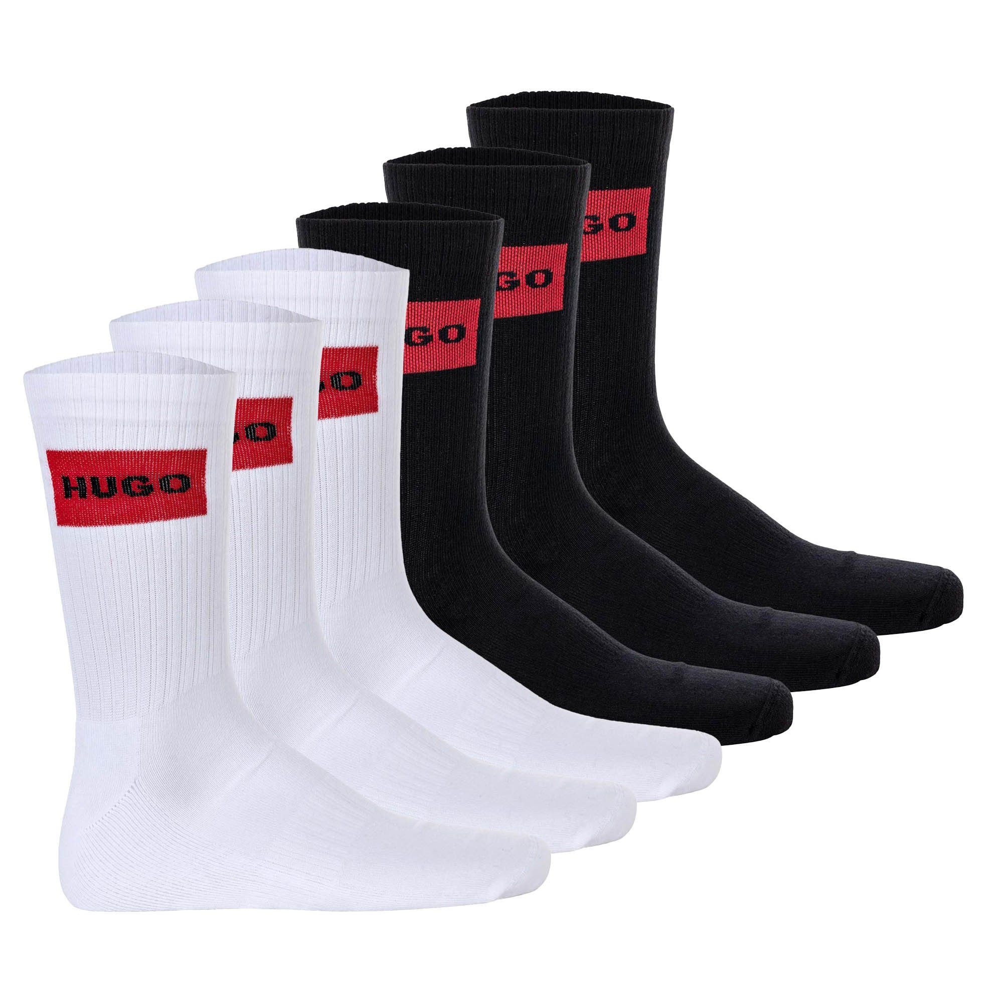 HUGO Sportsocken Herren Socken 6er Pack Baumwolle (Packung, 6er Pack) günstig online kaufen