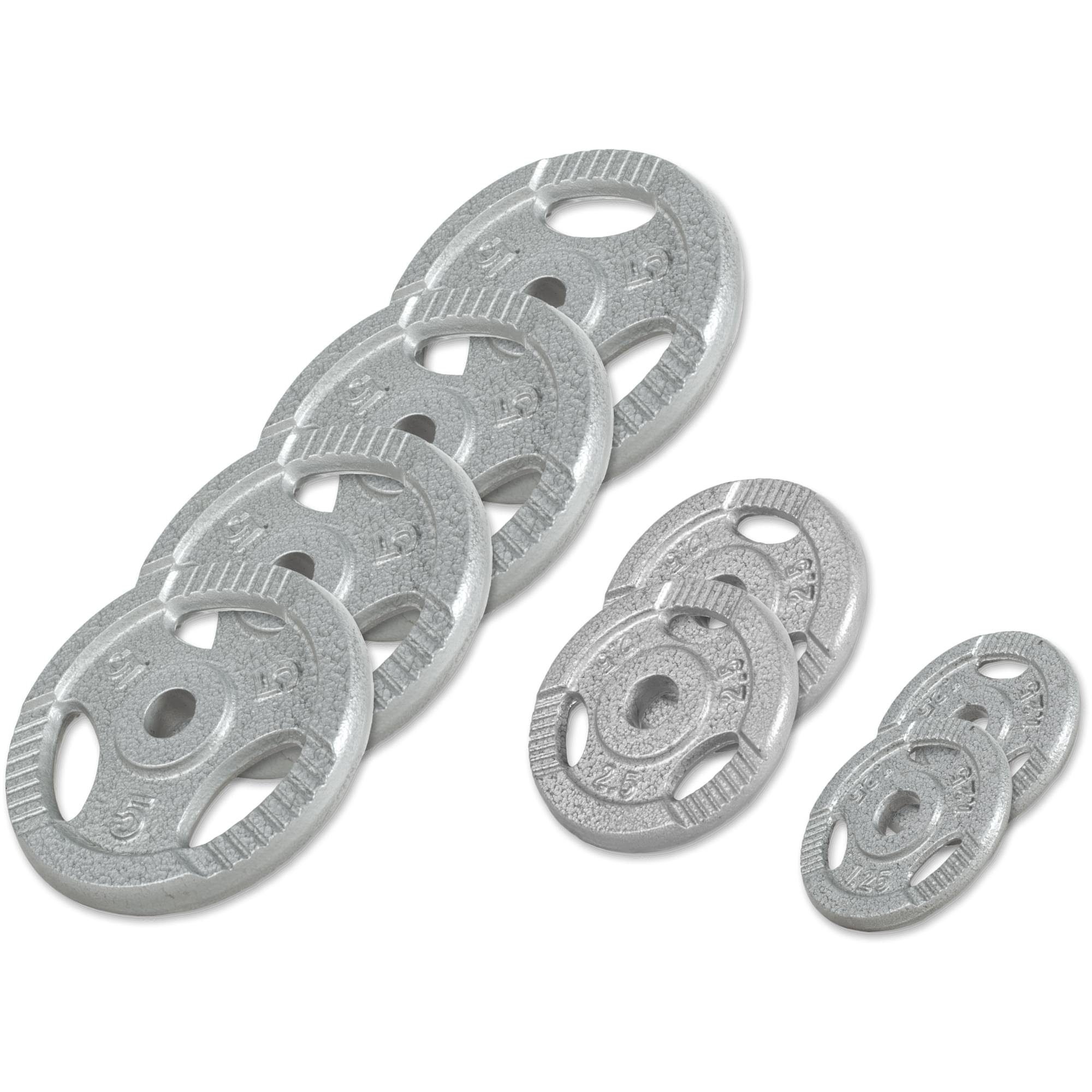 GORILLA SPORTS Hantelscheibe Hantelscheibe Guss Gripper 0,5-20 KG, 27.5 kg