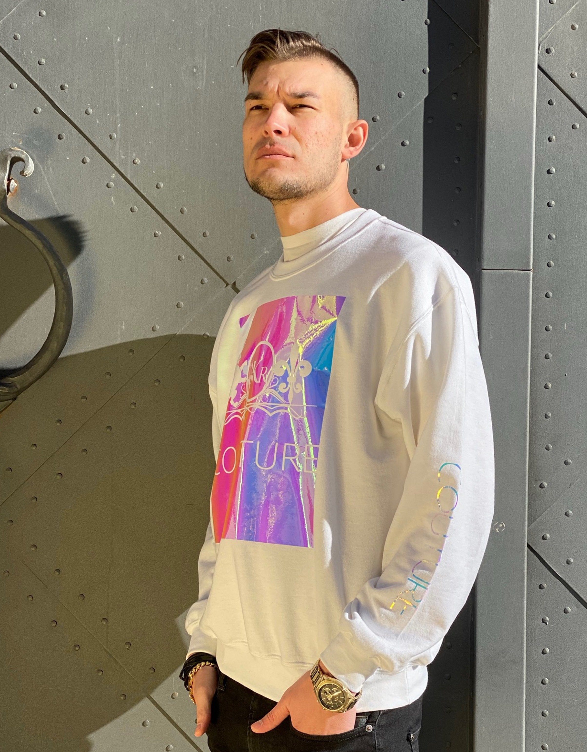 KR-Industries Sweatshirt Sweat Colorful Designer-Label