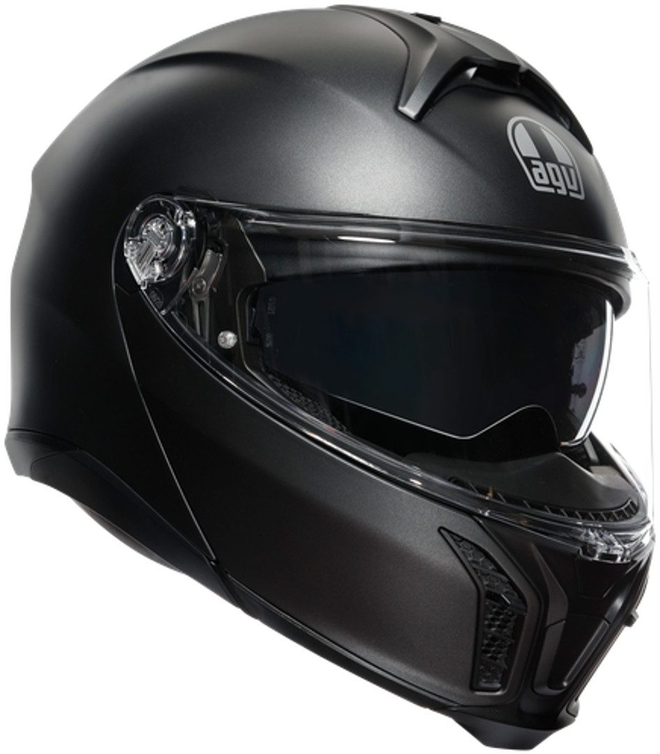 AGV Motorradhelm Tourmodular Mono Klapphelm, vorbereitet für Kommunikationssystem,integriertes Sonnenvisier