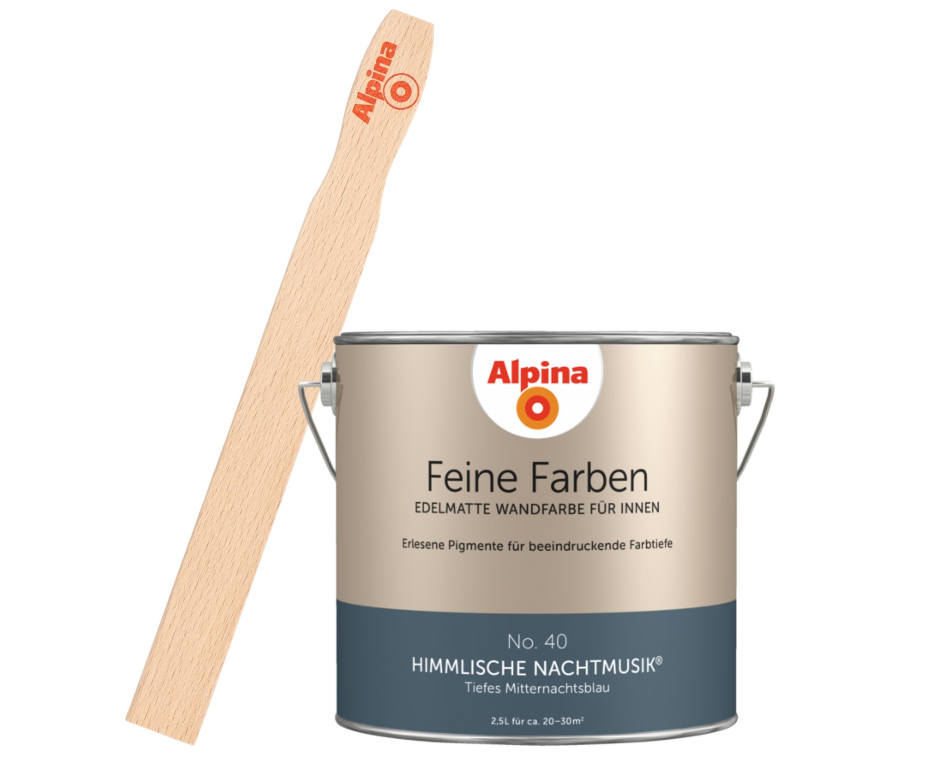 Alpina Wandfarbe Alpina Feine Farben + Gratis Rührstab