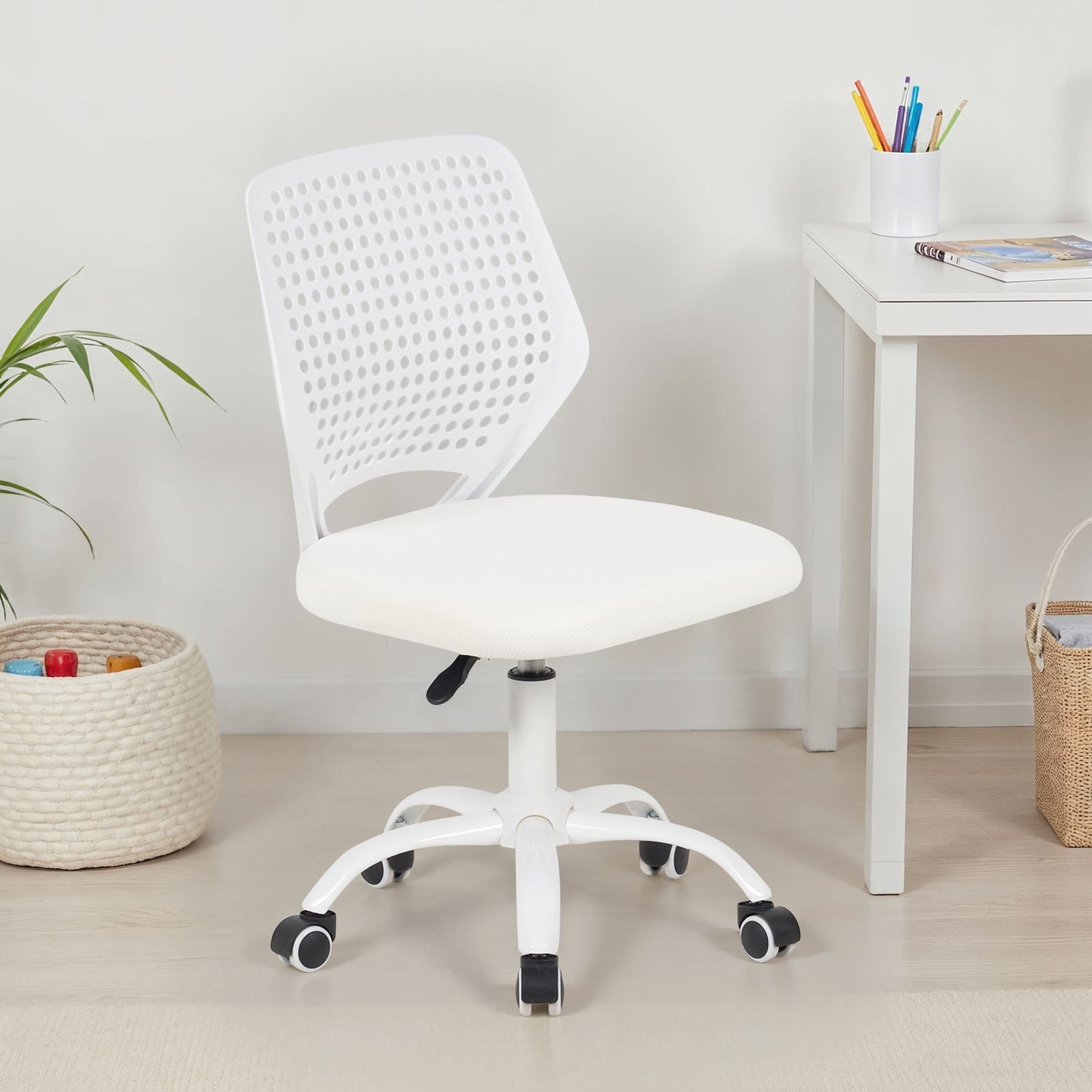 IDIMEX Drehstuhl JADE, Schreibtischstuhl für Kinder höhenverstellbar mit Ku günstig online kaufen