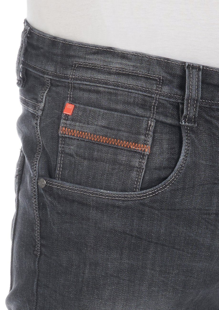 riverso Slim-fit-Jeans Black (B132) Denim RIVCaspar Hose Stretch Slim Denim Fit Jeanshose mit Herren