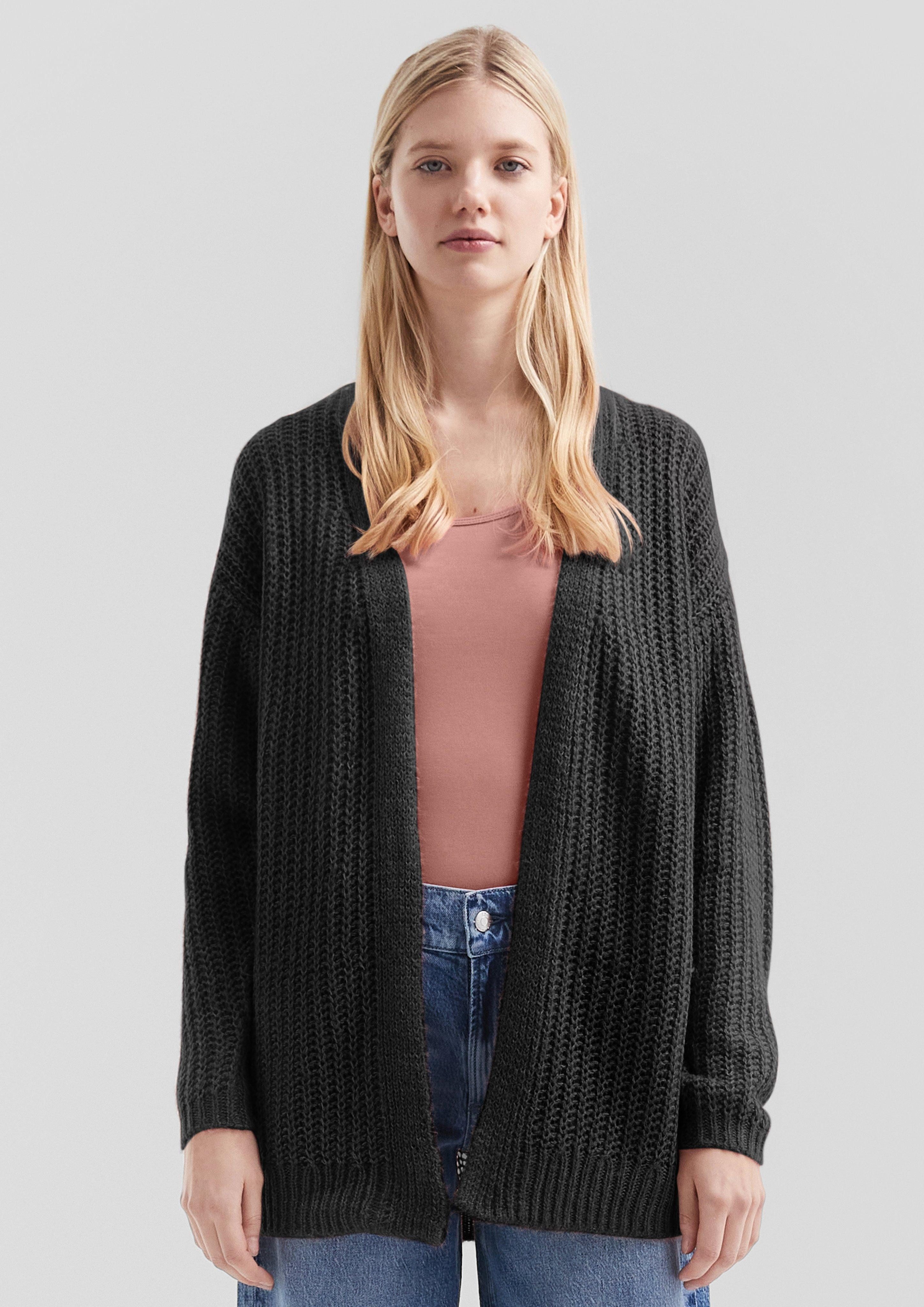 QS Funktionsjacke Locker gestrickte Jacke mit günstig online kaufen