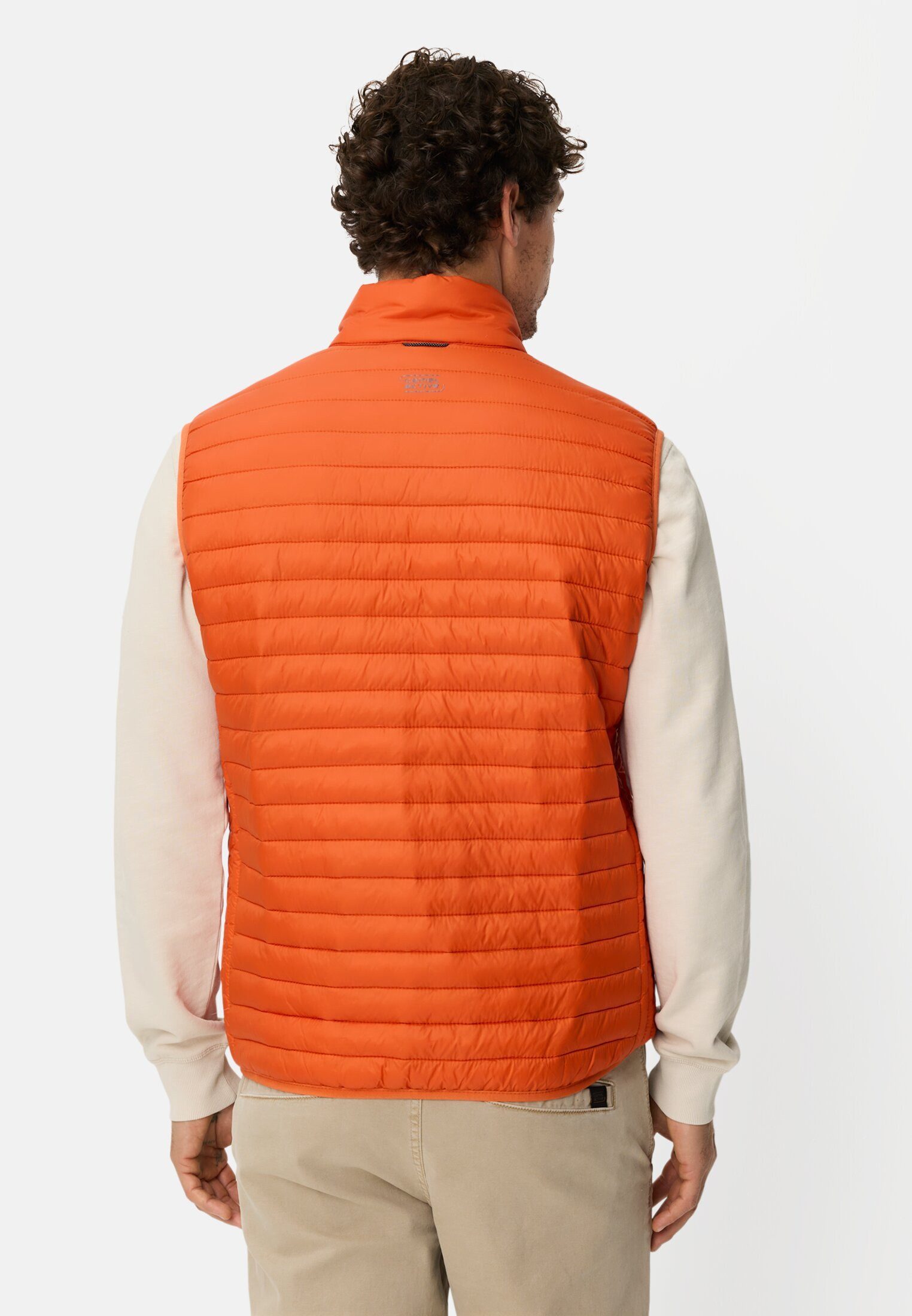 camel active Steppweste mit wasserabweisender Funktion ärmellos mit Stehkragen