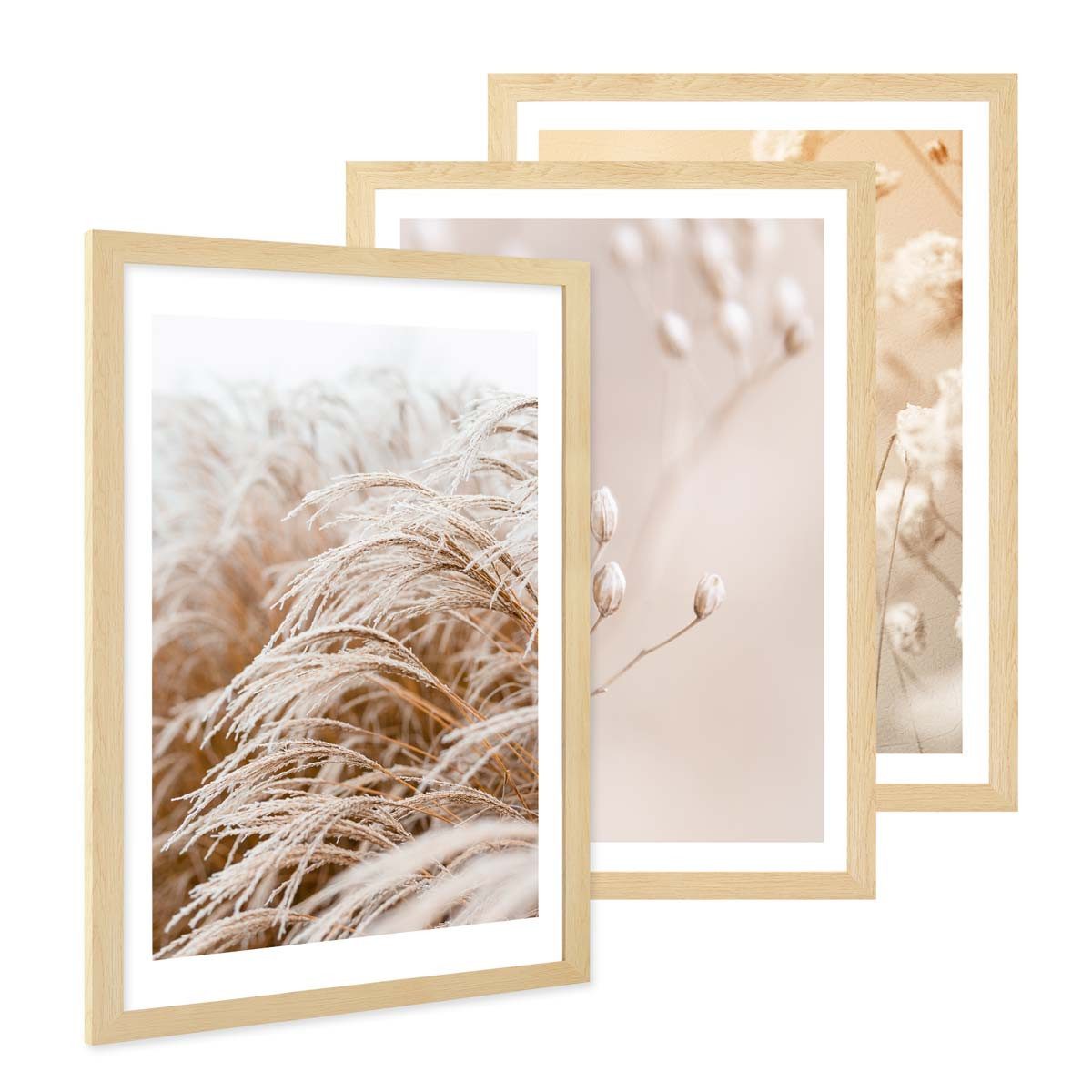 PHOTOLINI Bilderrahmen 3er Set breite Rahmen, günstig online kaufen