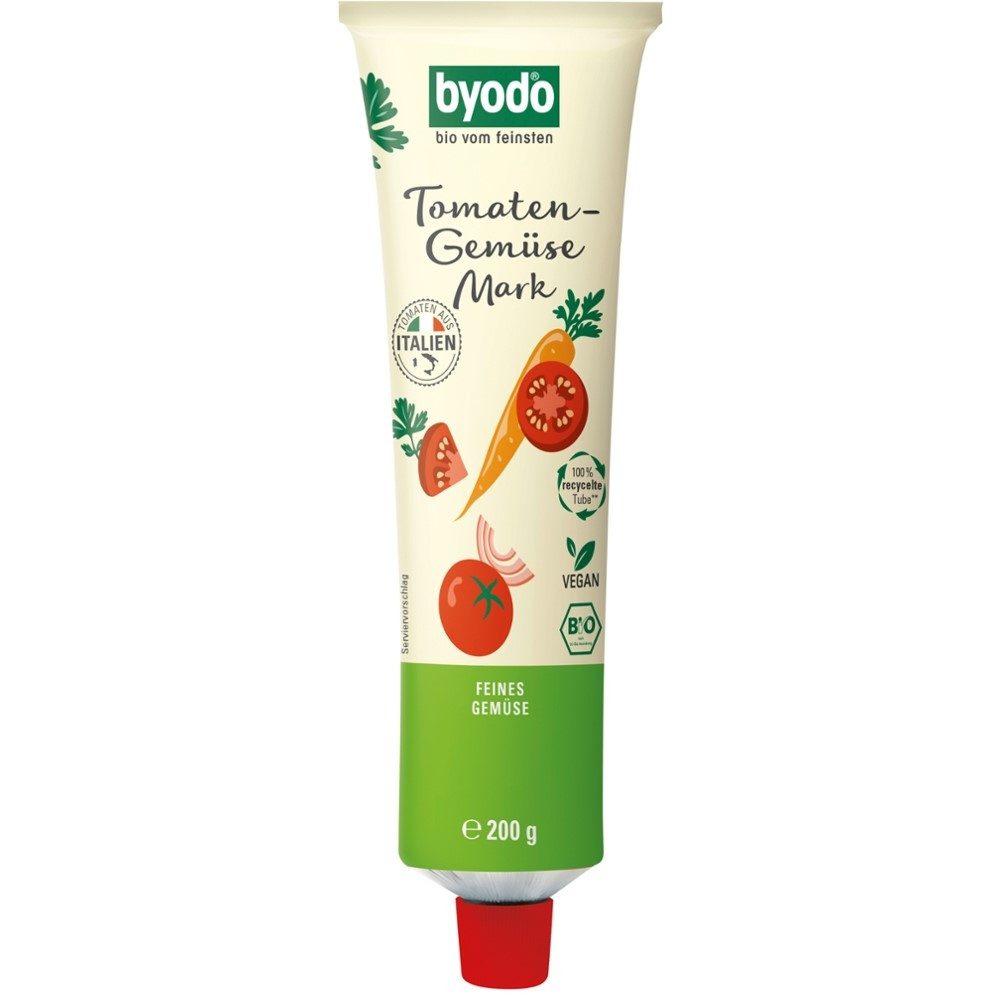 Byodo Fertiggericht Tomaten-Gemüse Mark - Doppelfrucht 200g