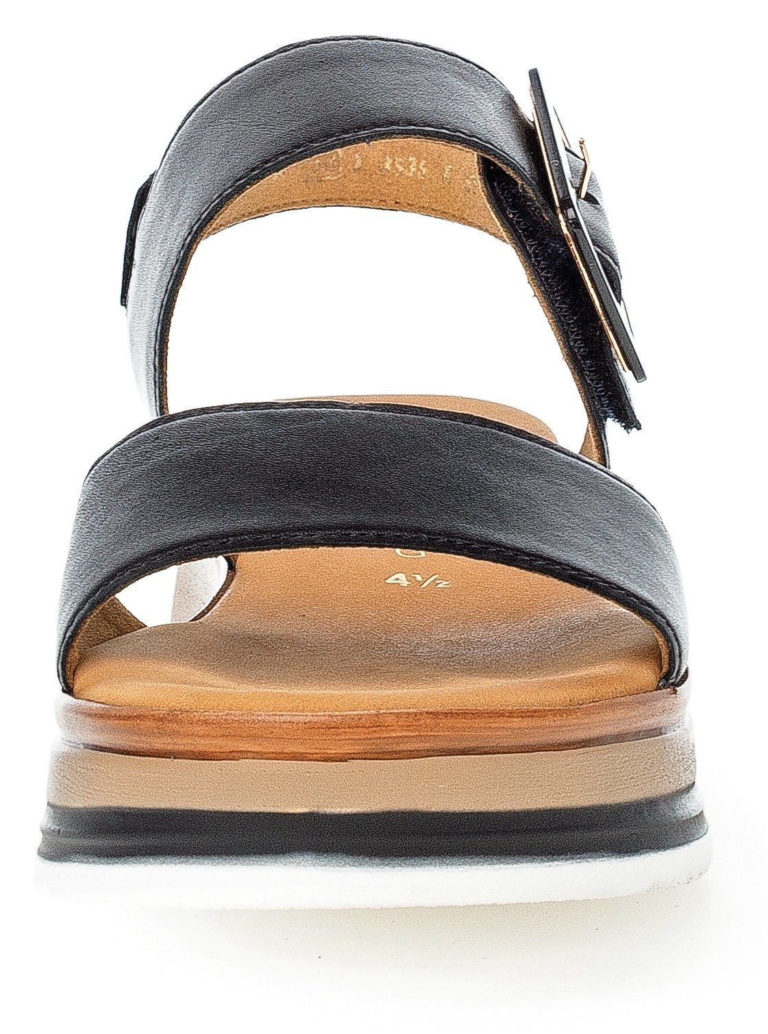 G (weit) Sandalette schwarz in Weite Gabor RHODOS