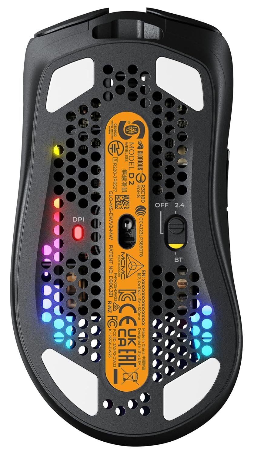 GLORIOUS Gaming Model D 2 Wireless Gaming-Maus (2,4 Ghz Wireless, USB Typ A, USB Typ C)