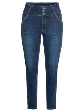 Sheego Stretch-Jeans Große Größen mit High-Waist-Bund