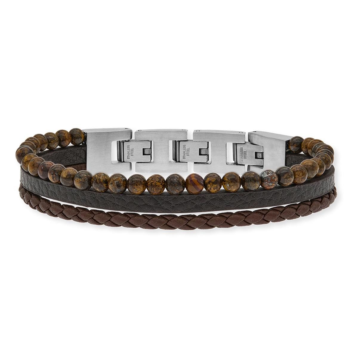 Save Brave Armband Save Brave Armband SBB-TYLER-BR Tigerauge (kein Set, 1-tlg., kein Set)
