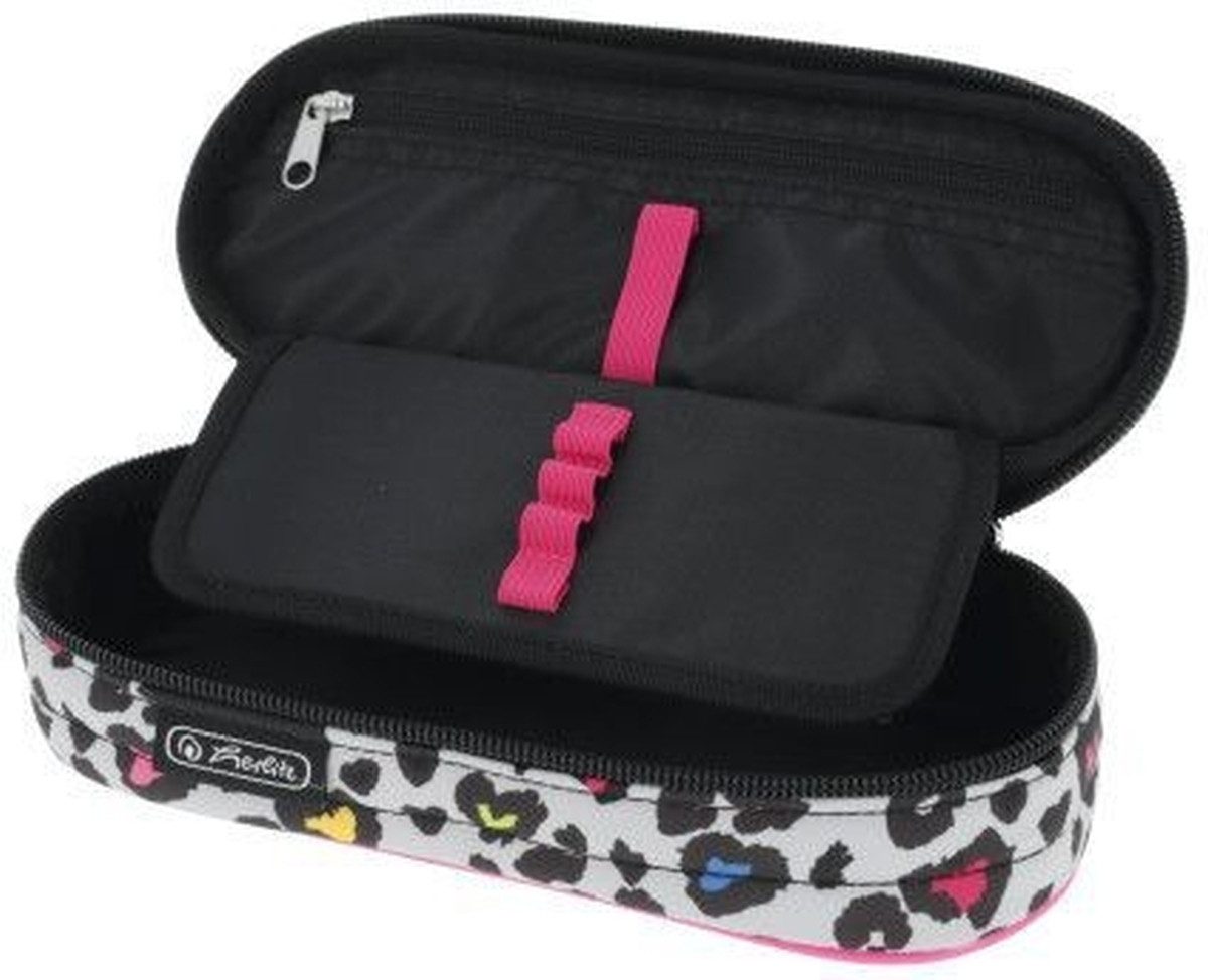 Herlitz Federtasche Schüleretui Faulenzer Polyester 215x95mm Wild Neon